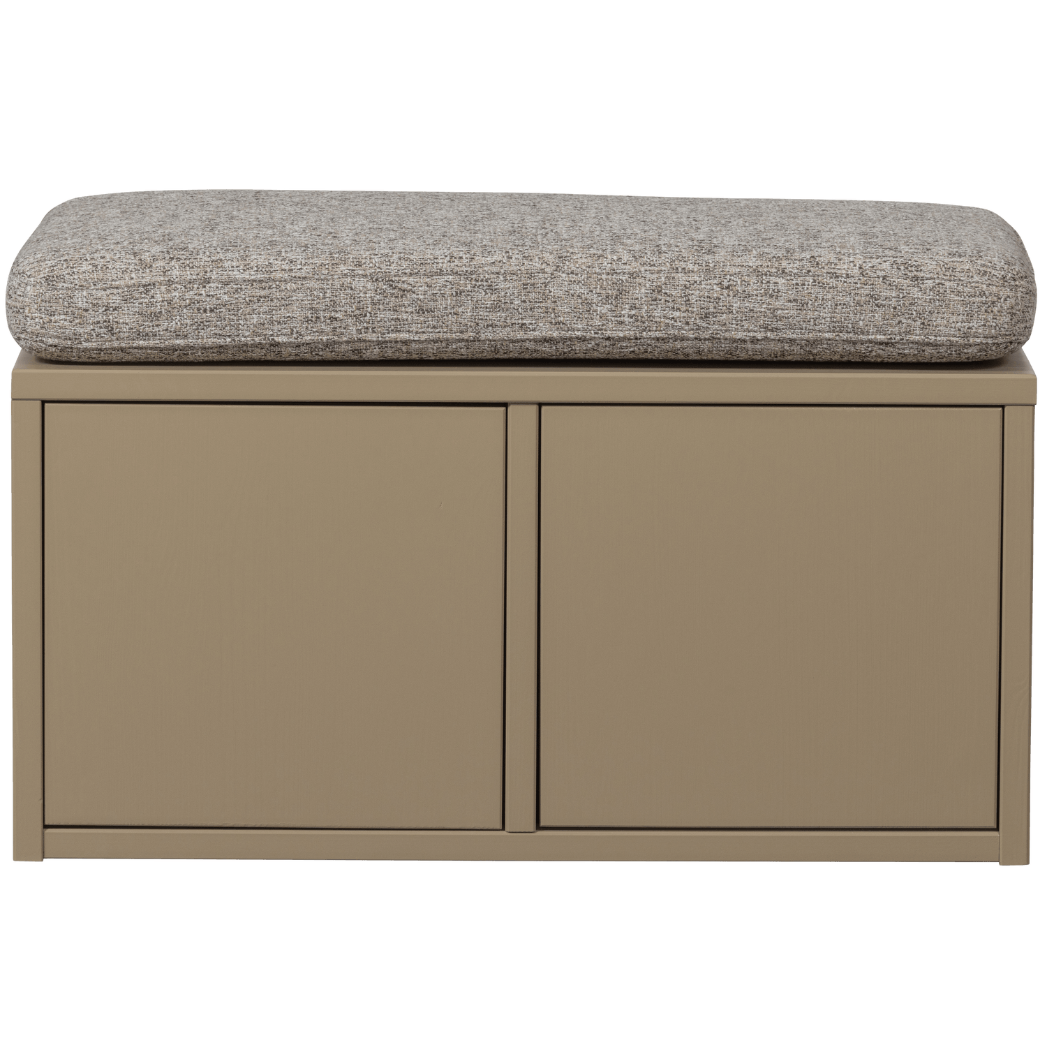 TURNER STORAGE BENCH PINE MUD WITH SEATCUSHION KHAKI [fsc] - PARIS14A.RO