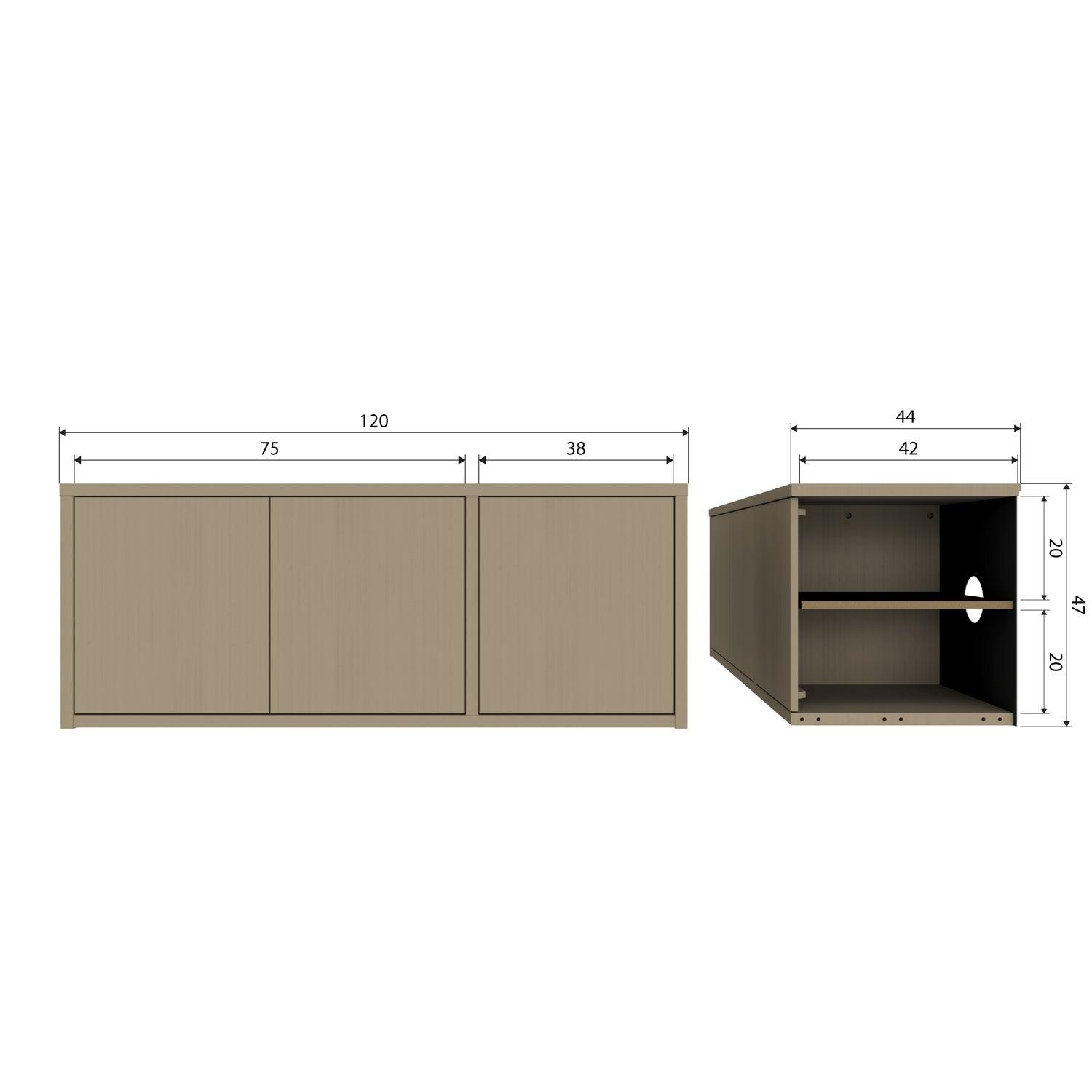 TURNER TV UNIT PINE MUD [fsc] - PARIS14A.RO