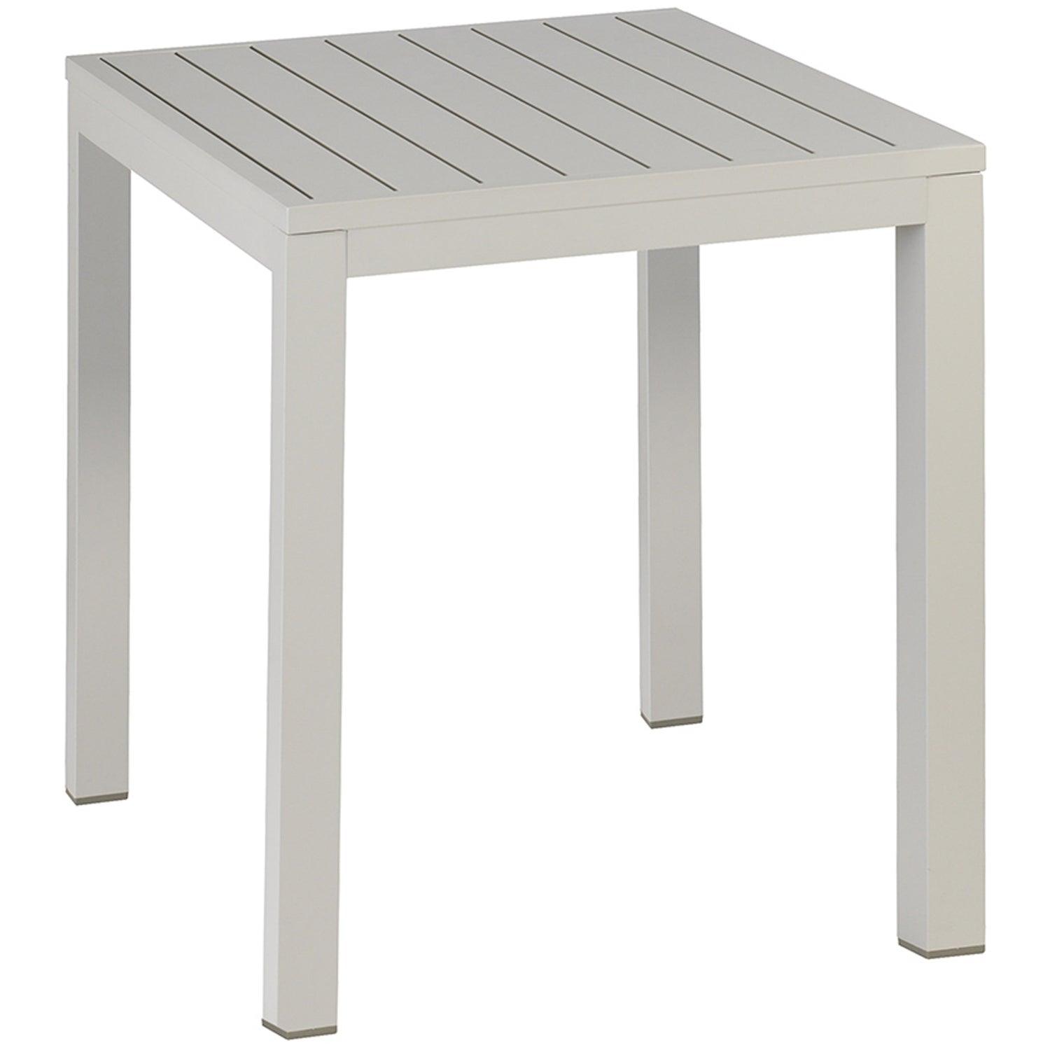 VENICE TABLE GREME WHITE 90x90 - PARIS14A.RO