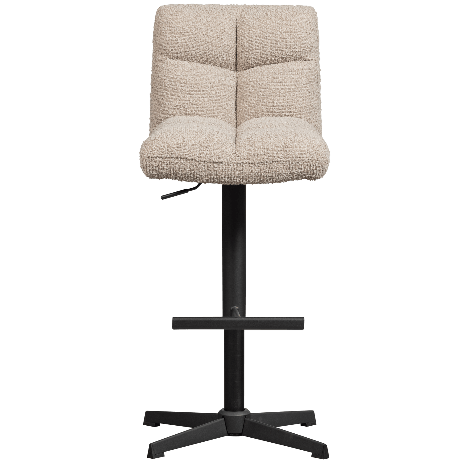 VINNY SWIVEL BAR STOOL BOUCLÉ SAND - PARIS14A.RO
