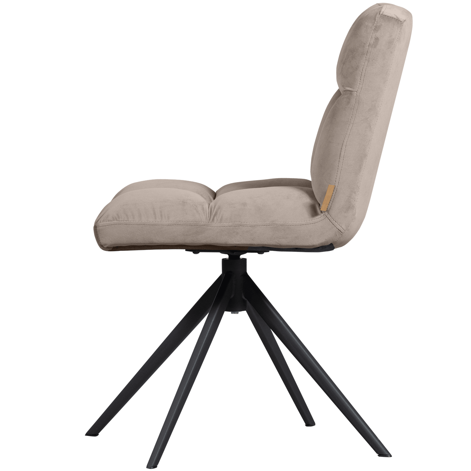 VINNY SWIVEL CHAIR VELVET SAND - PARIS14A.RO