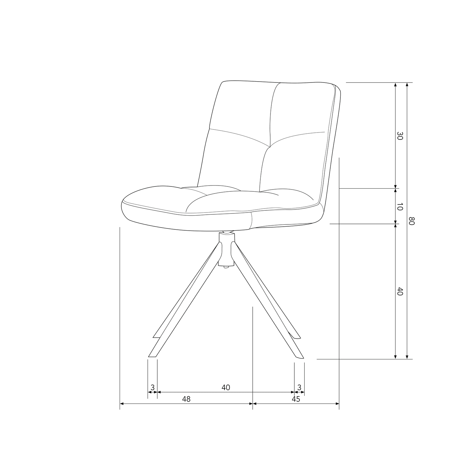 VINNY SWIVEL CHAIR VELVET SAND - PARIS14A.RO