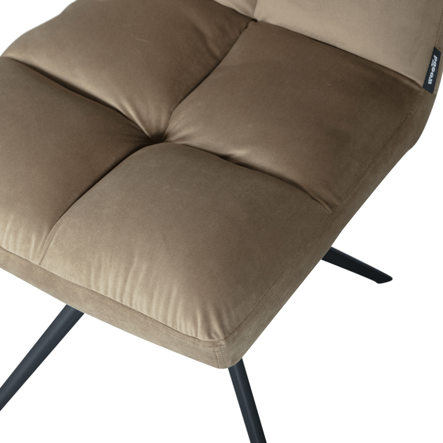 VINNY SWIVEL CHAIR VELVET SMOKE GREEN - PARIS14A.RO