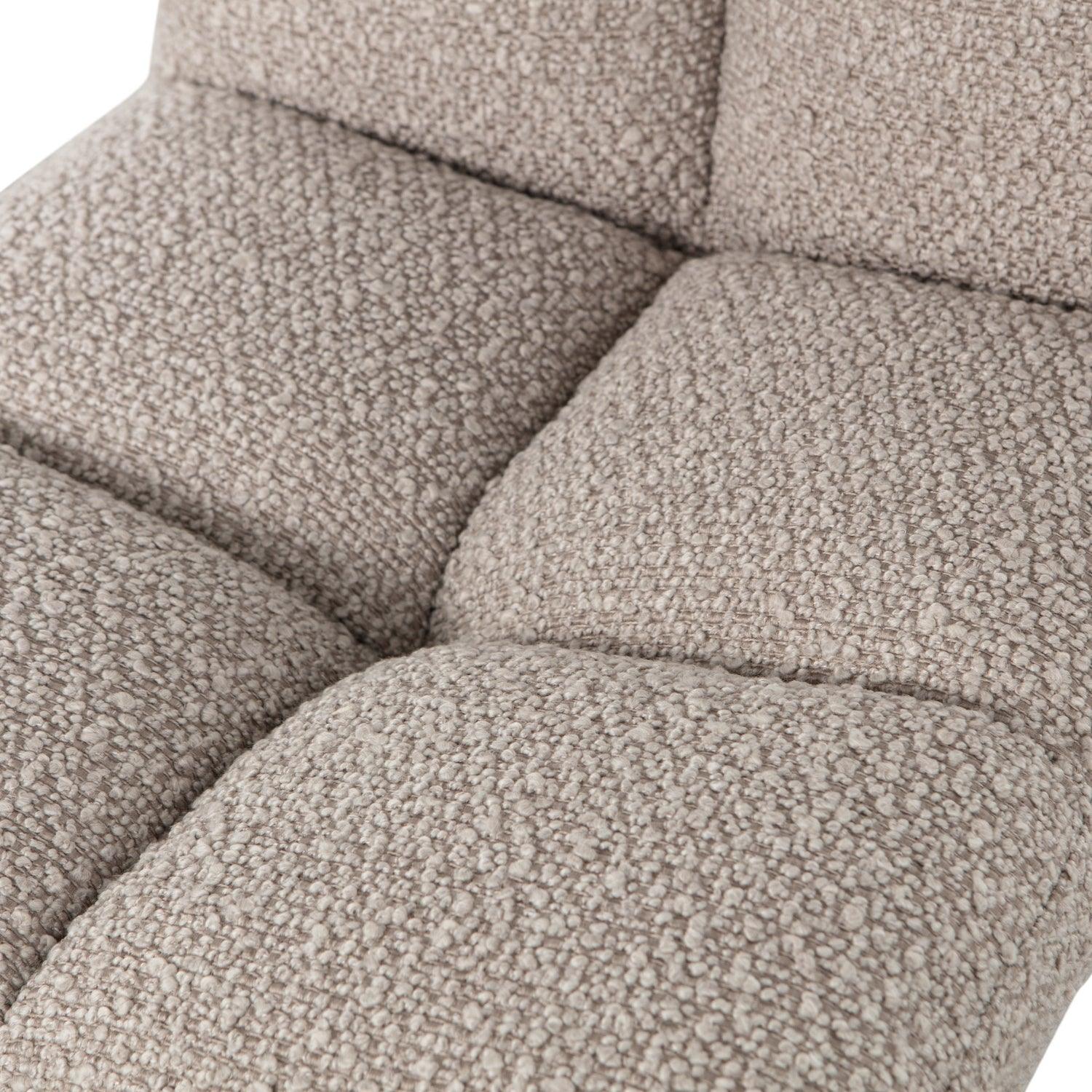 VINNY SWIVEL DINING CHAIR BOUCLÉ SAND - PARIS14A.RO