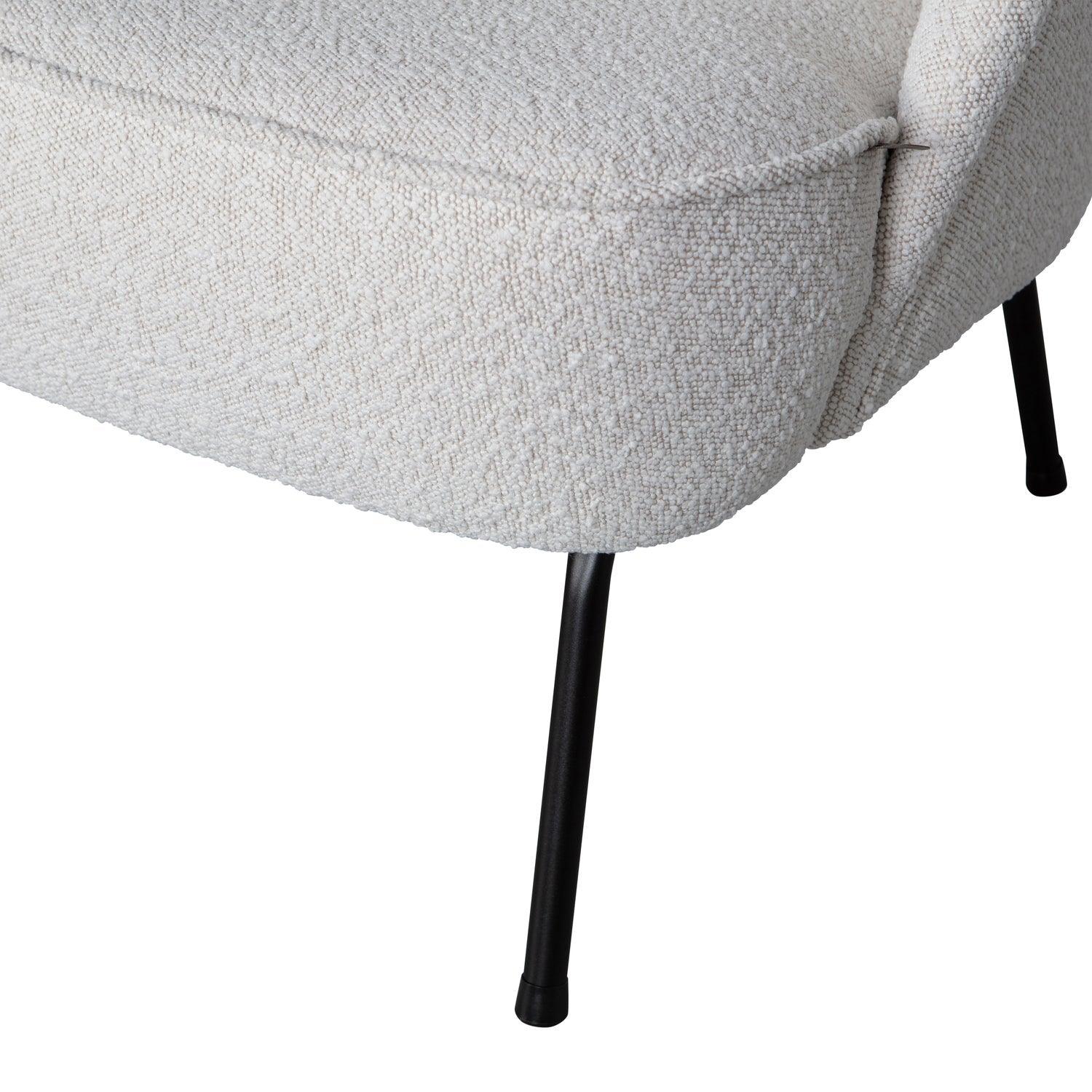 VOGUE ARMCHAIR BOUCLÉ NATURAL - PARIS14A.RO