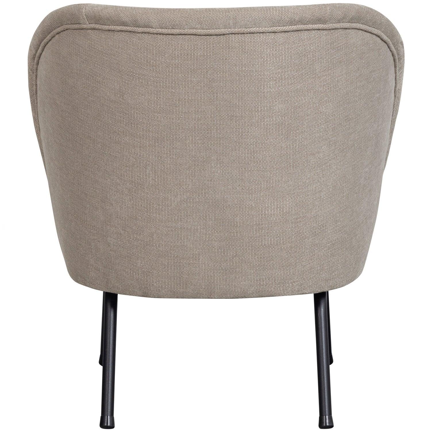 VOGUE ARMCHAIR WOVEN FABRIC SAND - PARIS14A.RO