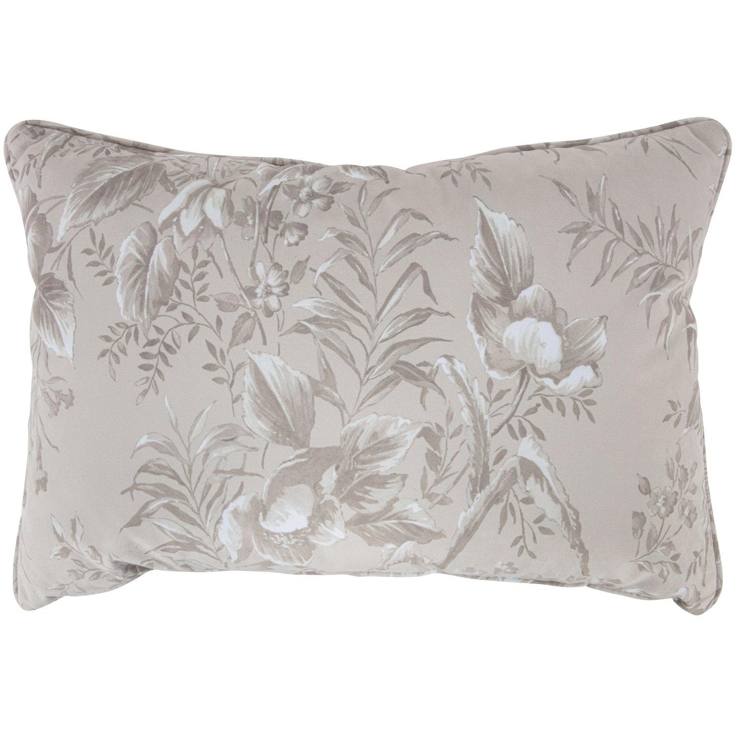 VOGUE CUSHION 40x60 VELVET POPPY NATURAL - PARIS14A.RO