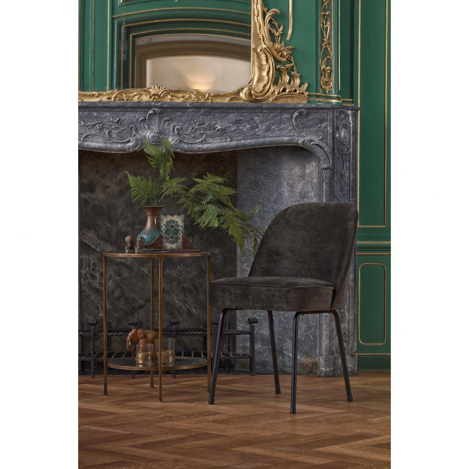 VOGUE DINING CHAIR VELVET DARK GREEN - PARIS14A.RO