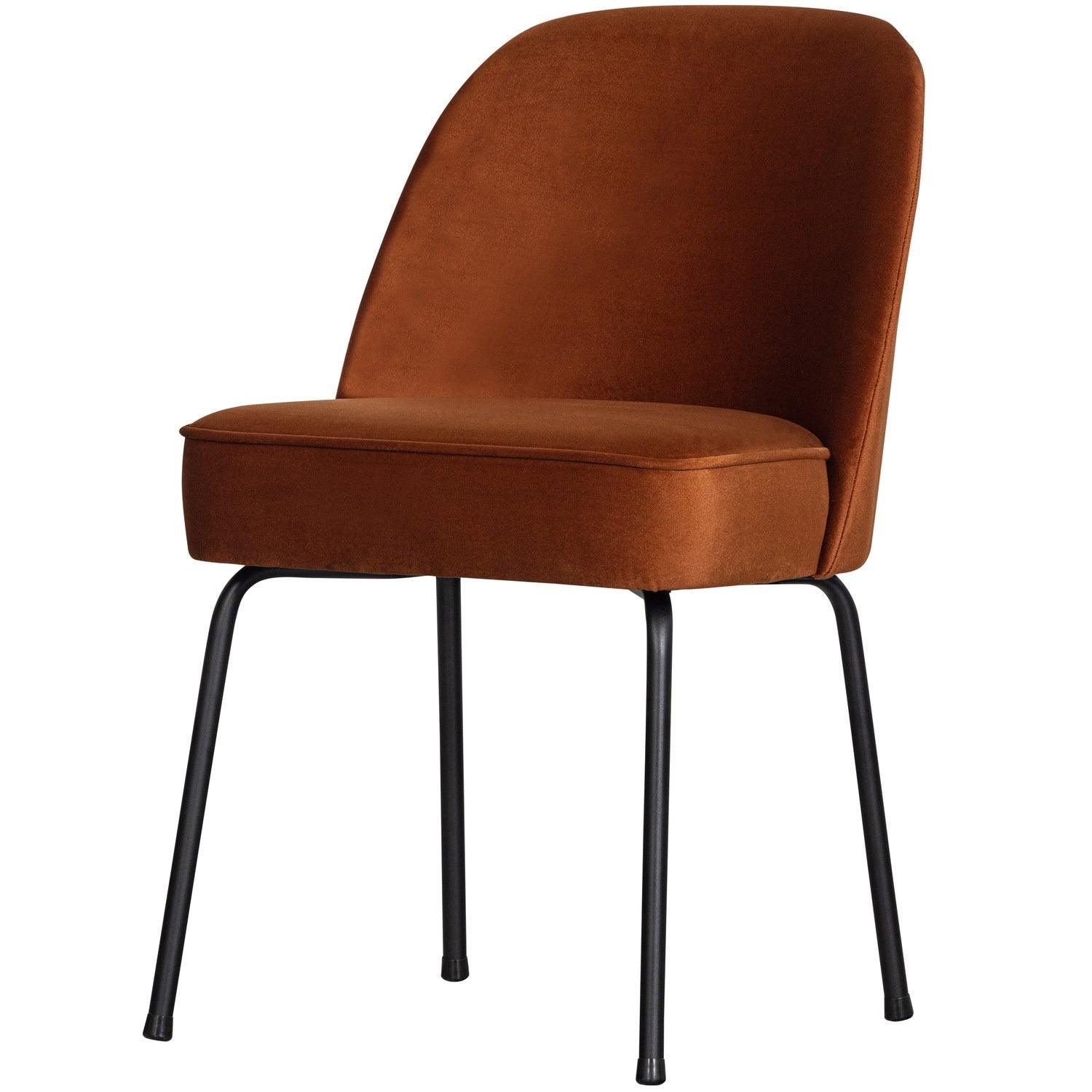 VOGUE DINING CHAIR VELVET RUST - PARIS14A.RO