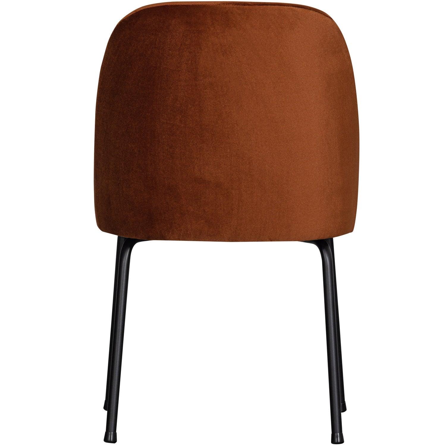 VOGUE DINING CHAIR VELVET RUST - PARIS14A.RO