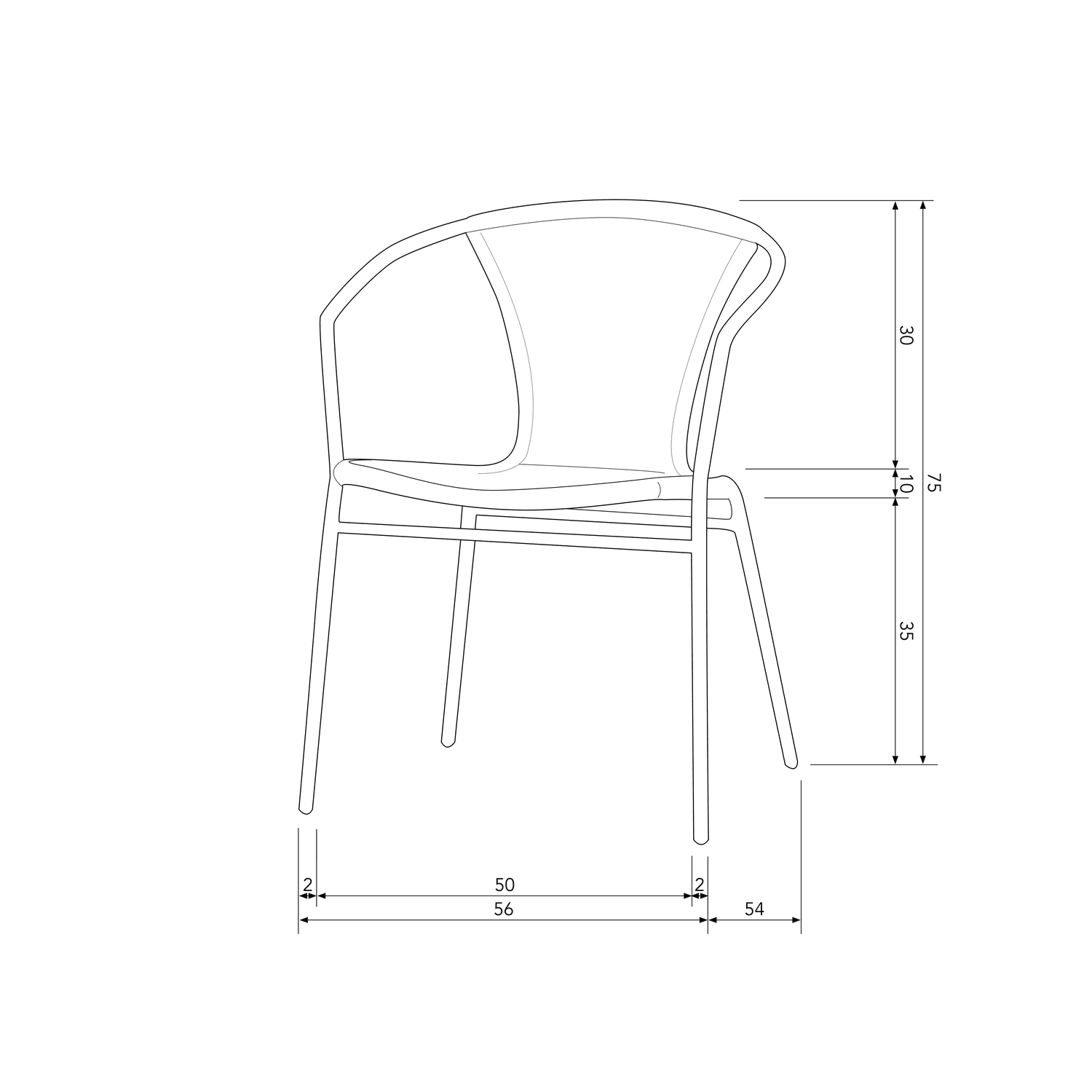 WESTON GARDEN CHAIR OUTDOOR JUNGLE - PARIS14A.RO