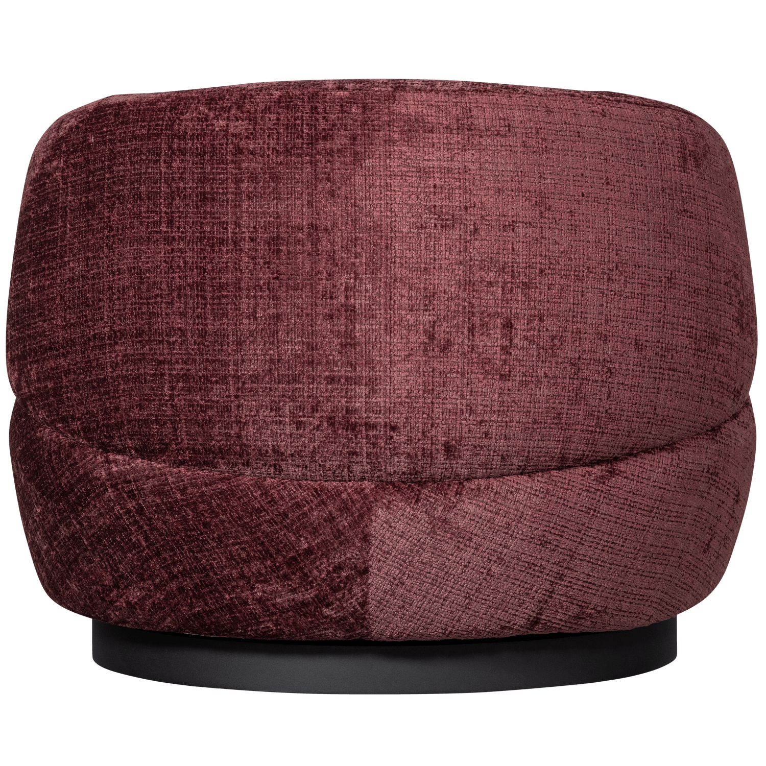 WOOLLY ROTATION ARMCHAIR CHENILLE AUBERGINE - PARIS14A.RO