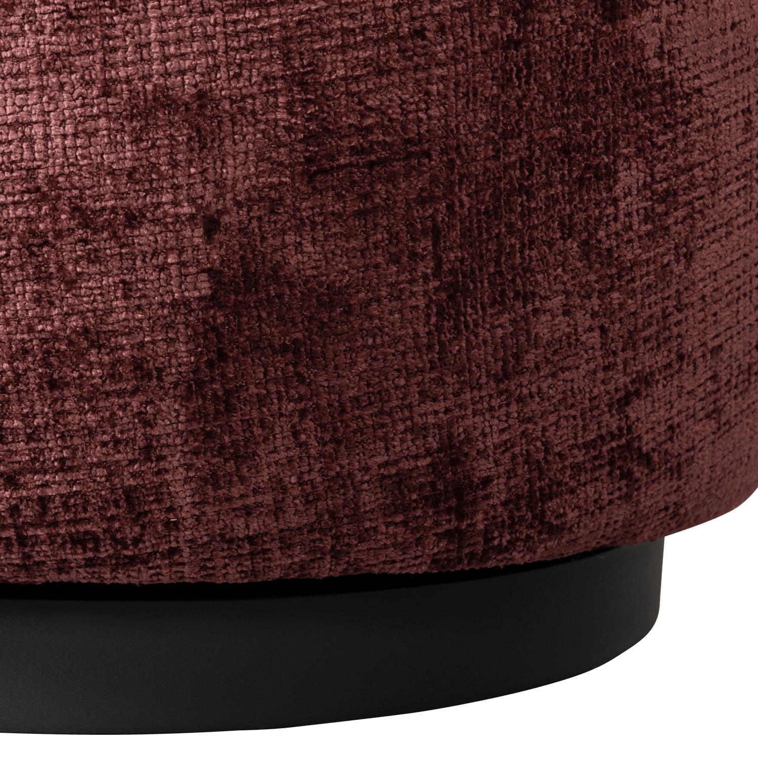 WOOLLY ROTATION ARMCHAIR CHENILLE AUBERGINE - PARIS14A.RO