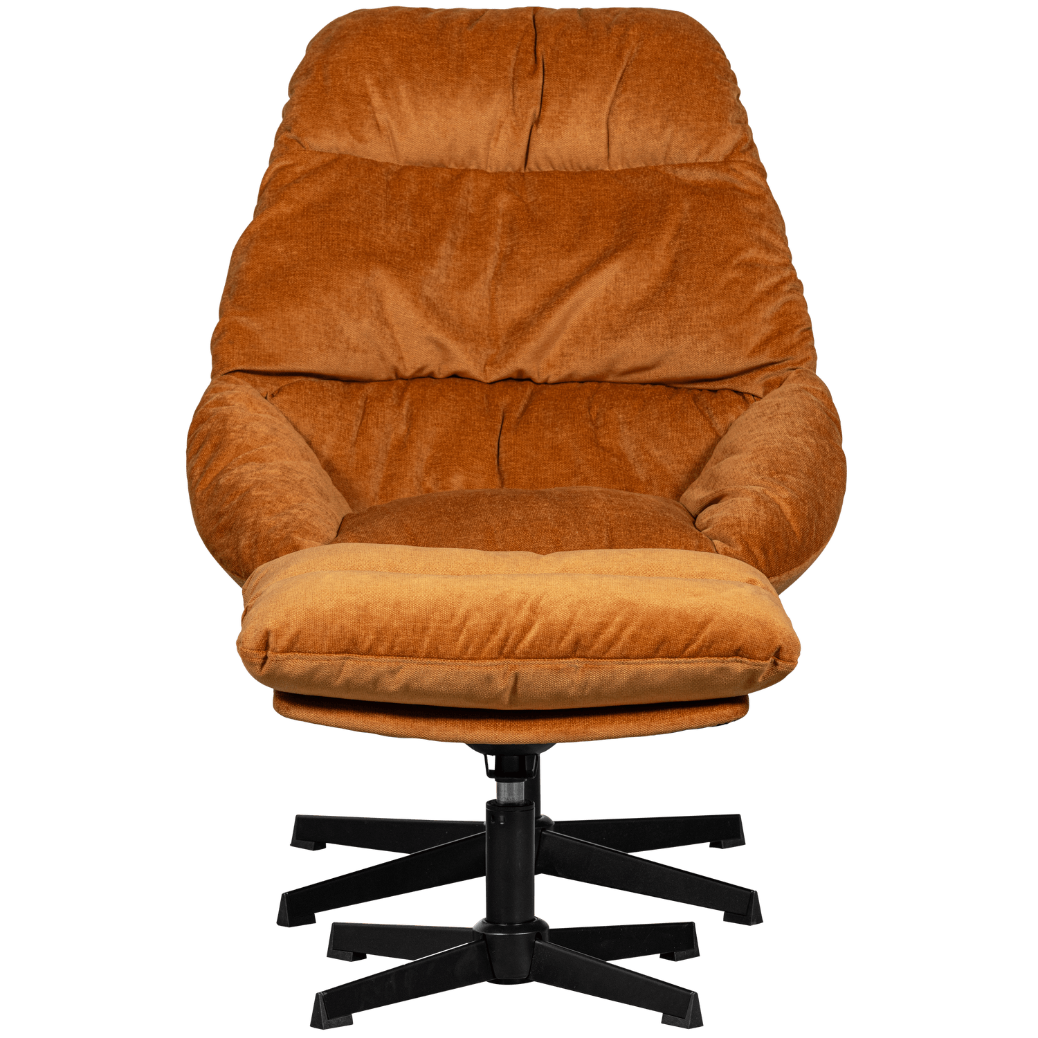 YARO ARMCHAIR WITH HOCKER GINGER - PARIS14A.RO
