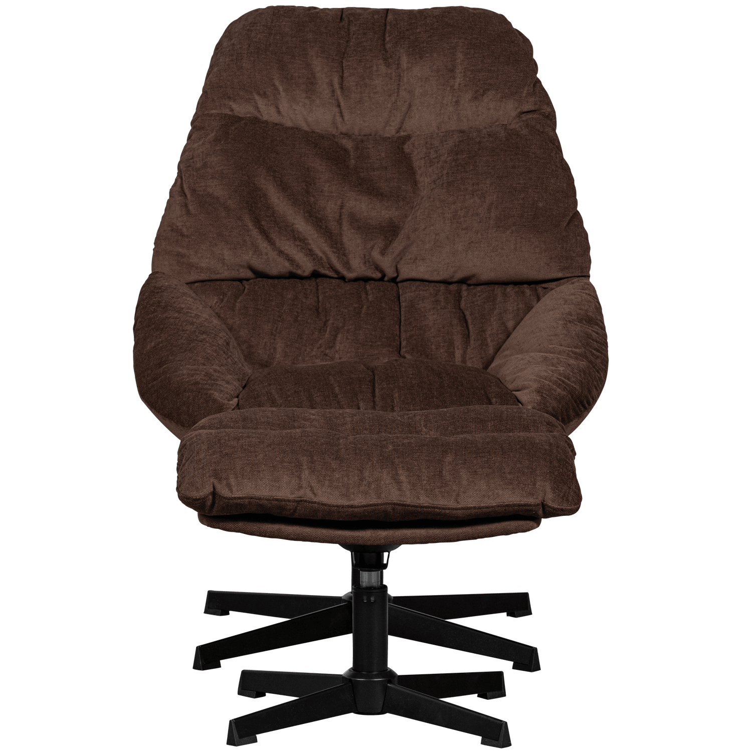 YARO SWIVEL ARMCHAIR WITH HOCKER ESPRESSO - PARIS14A.RO