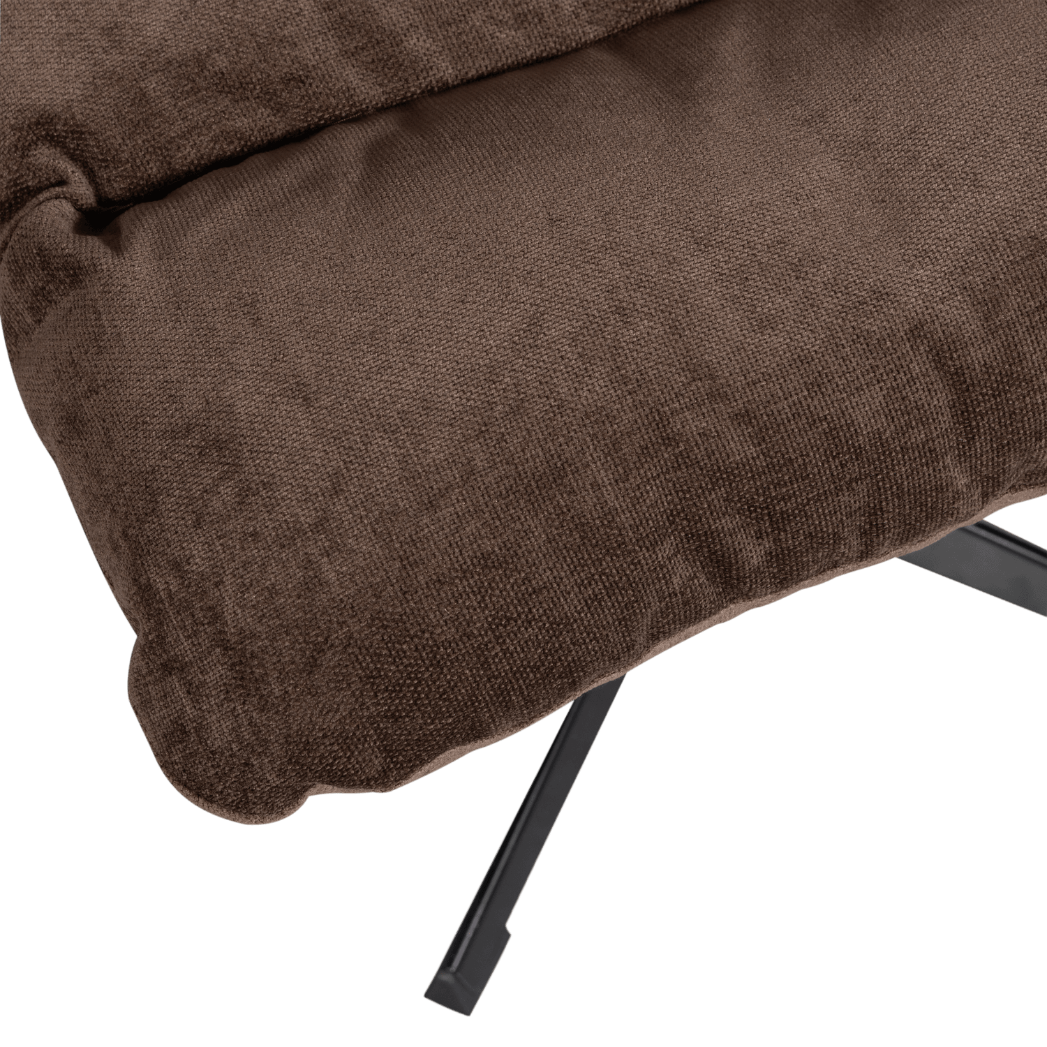 YARO SWIVEL ARMCHAIR WITH HOCKER ESPRESSO - PARIS14A.RO