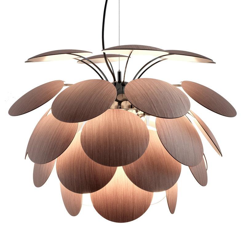 Discoco 68 Pendant, Oak - Black Chrome