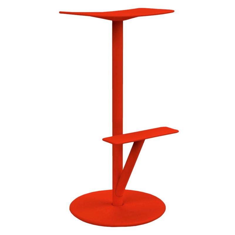 Sequoia Bar Scaun, 76 cm, rosu de coral