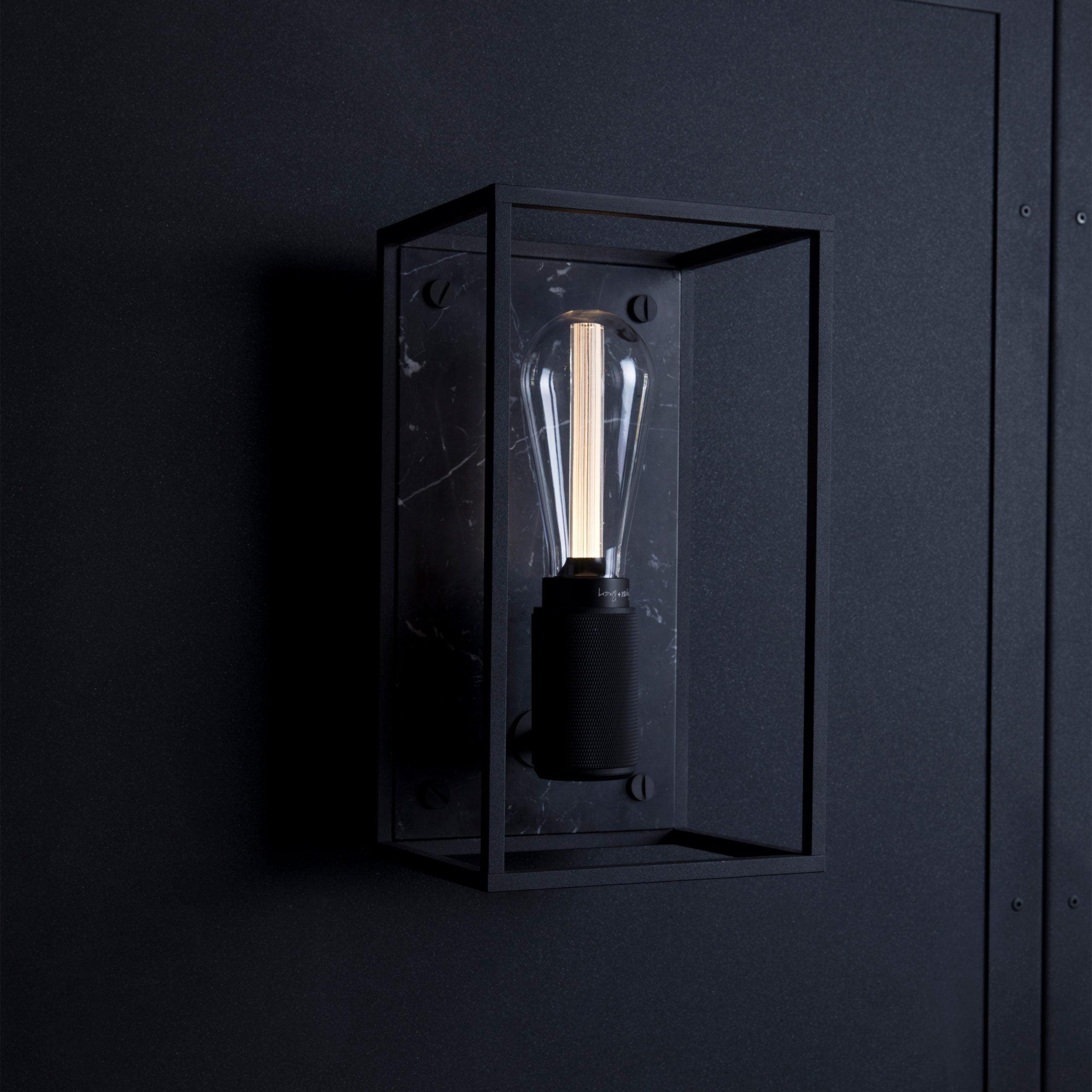 Lampa de perete Caged / MEDIUM / Marmura neagra - Buster & Punch - PARIS14A.RO