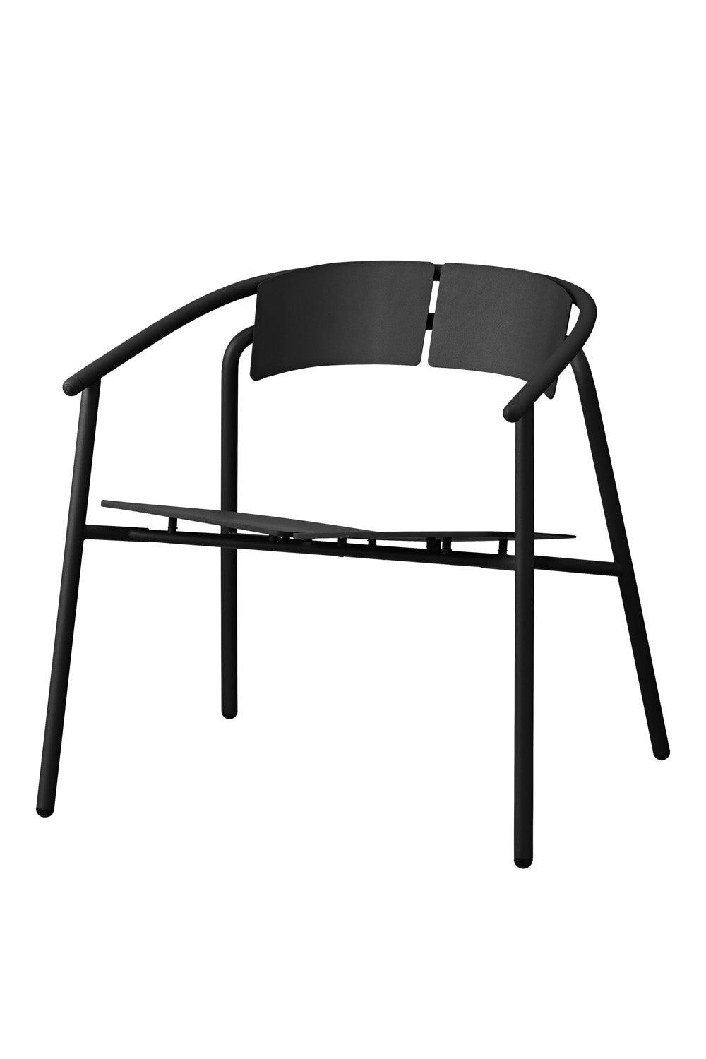 NOVO scaun lounge negru / negru, L71,1xW68xH71,9 CM, AYTM - PARIS14A.RO