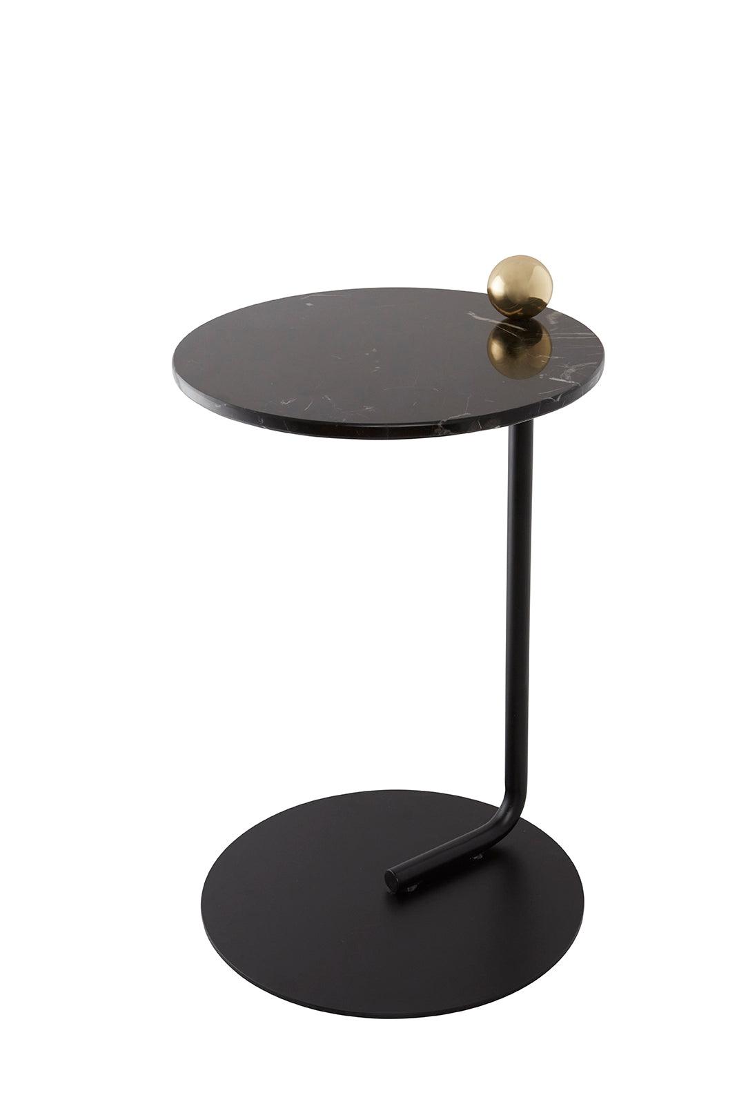 CASTELLUM side table negru / negru, Ø40xH60 CM, AYTM - PARIS14A.RO