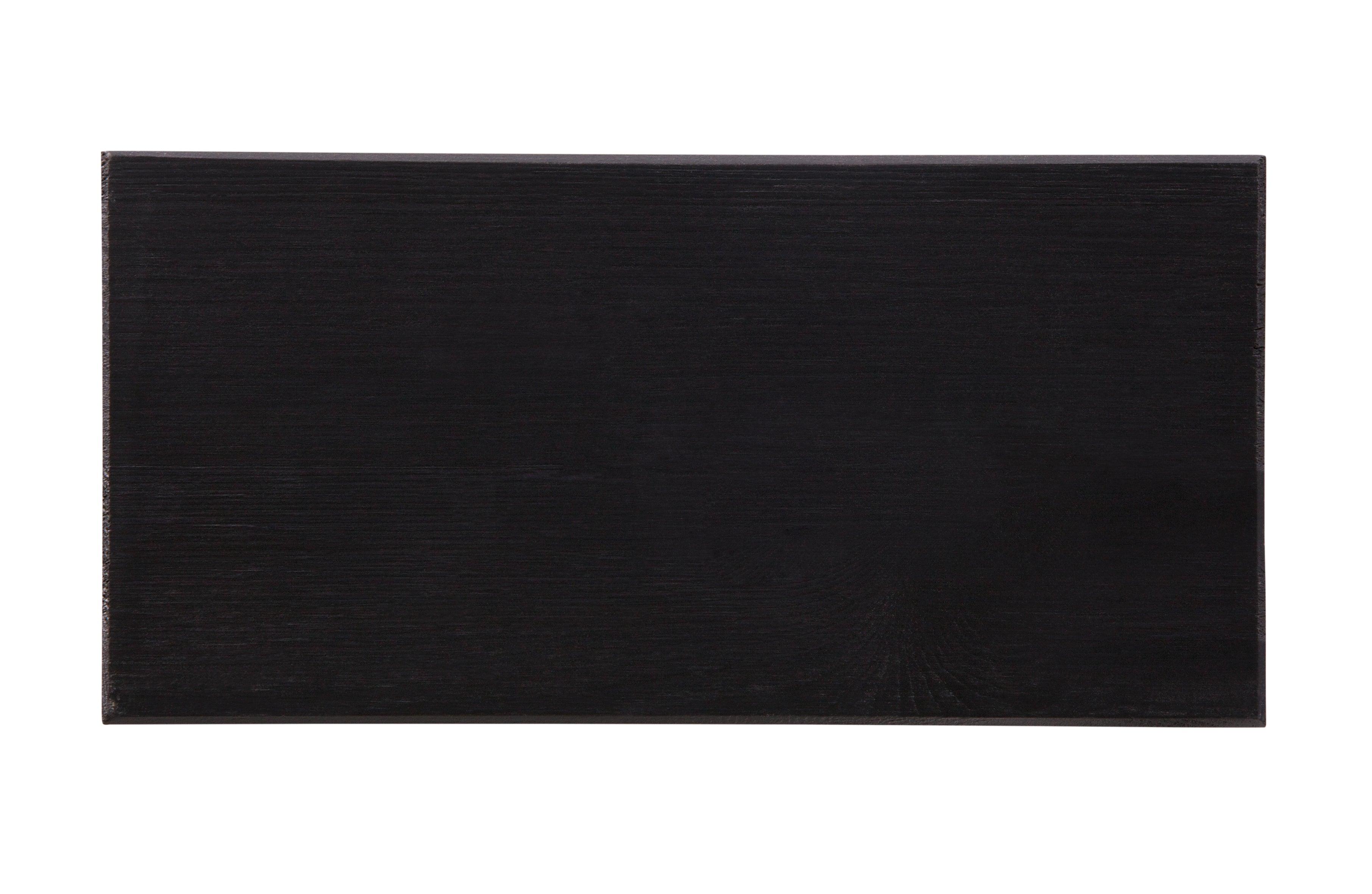 Woodsample Be Pure Pine Offblack [RAL 9004] 10x25cm [FSC] - PARIS14A.RO