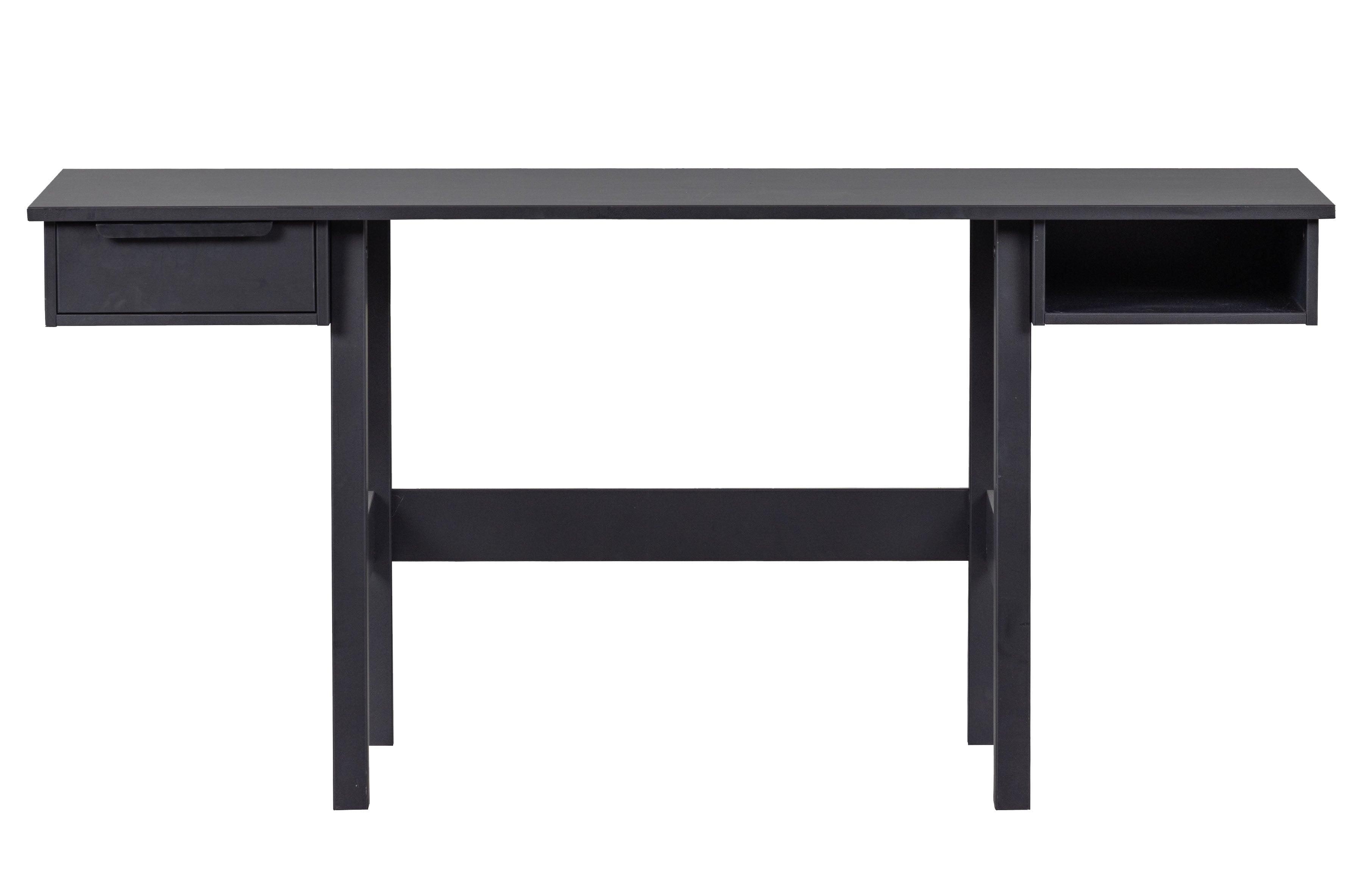 Donkey Desk Pine Matt Black [FSC] - PARIS14A.RO