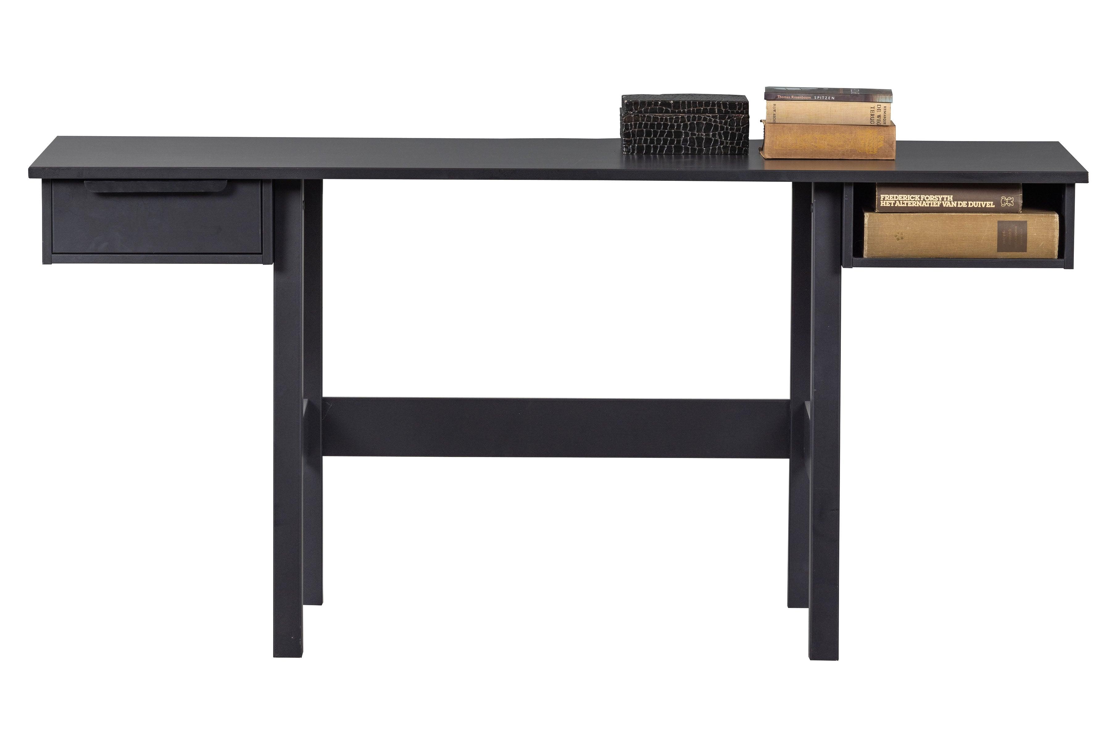 Donkey Desk Pine Matt Black [FSC] - PARIS14A.RO