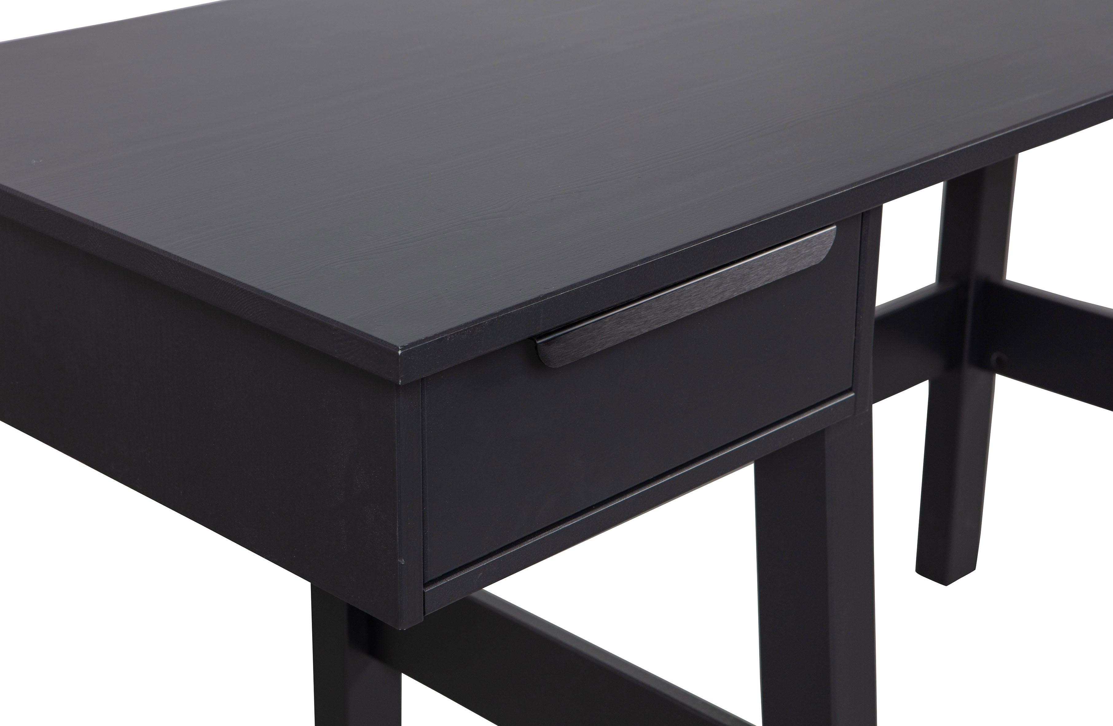 Donkey Desk Pine Matt Black [FSC] - PARIS14A.RO