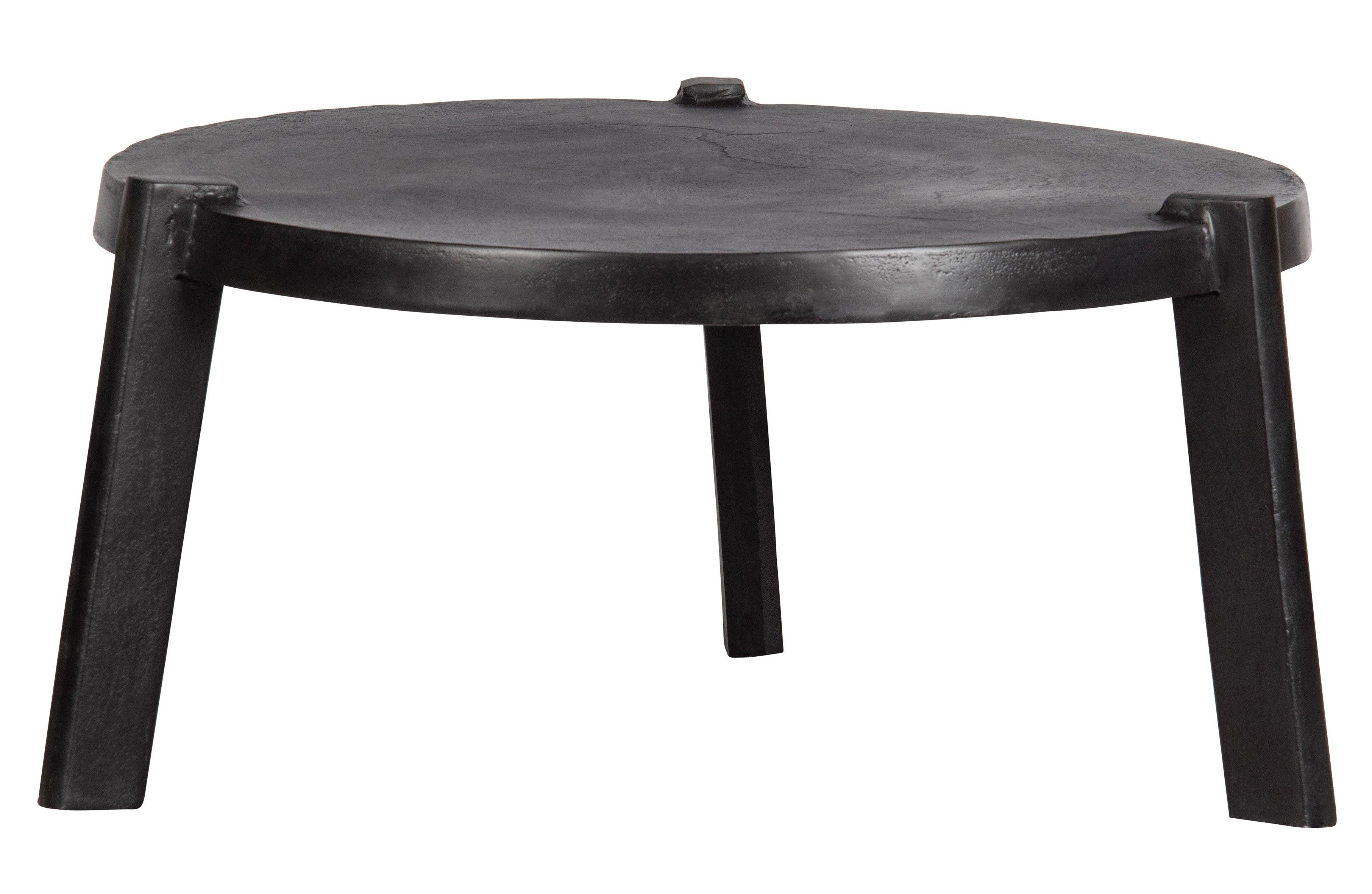 Set de 2 - Burly Sidetable Metal Black - PARIS14A.RO