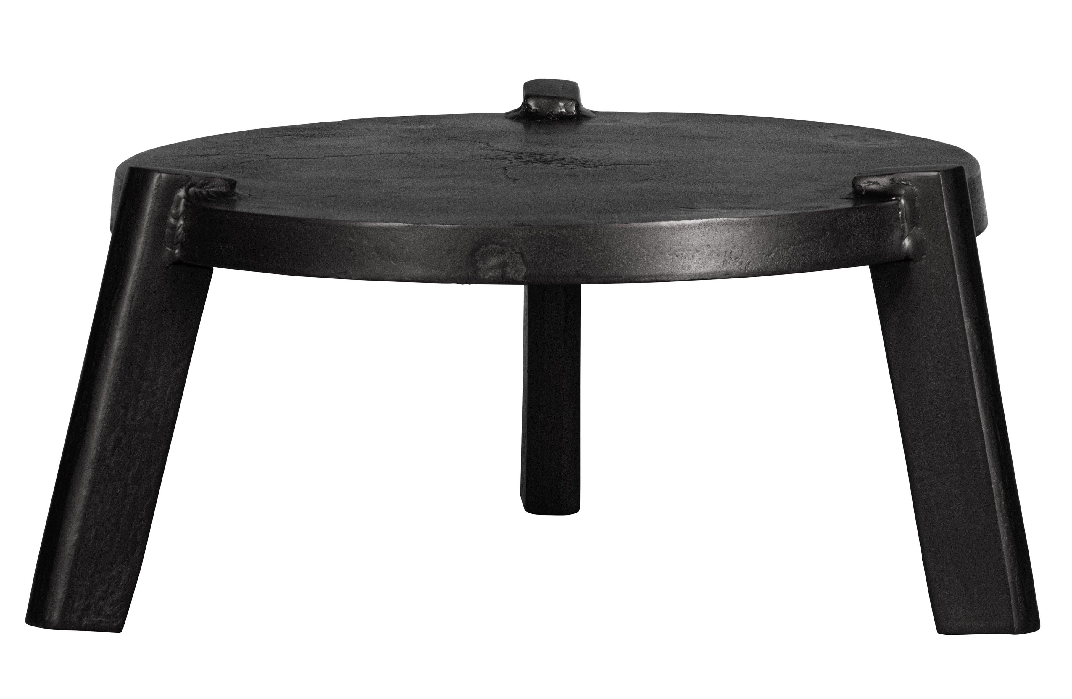 Set de 2 - Burly Sidetable Metal Black - PARIS14A.RO