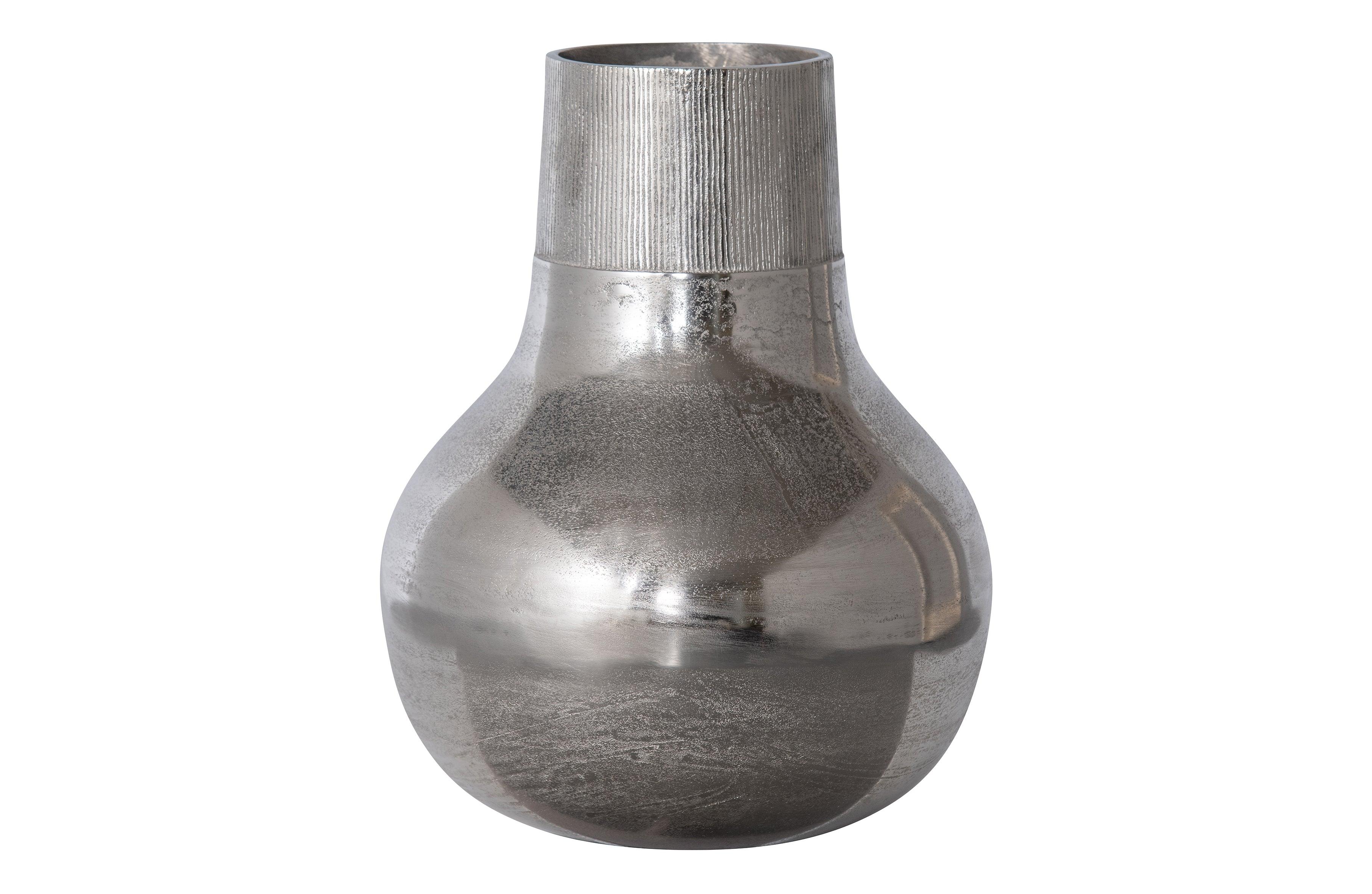 Metal XL Vase Silver metal - PARIS14A.RO