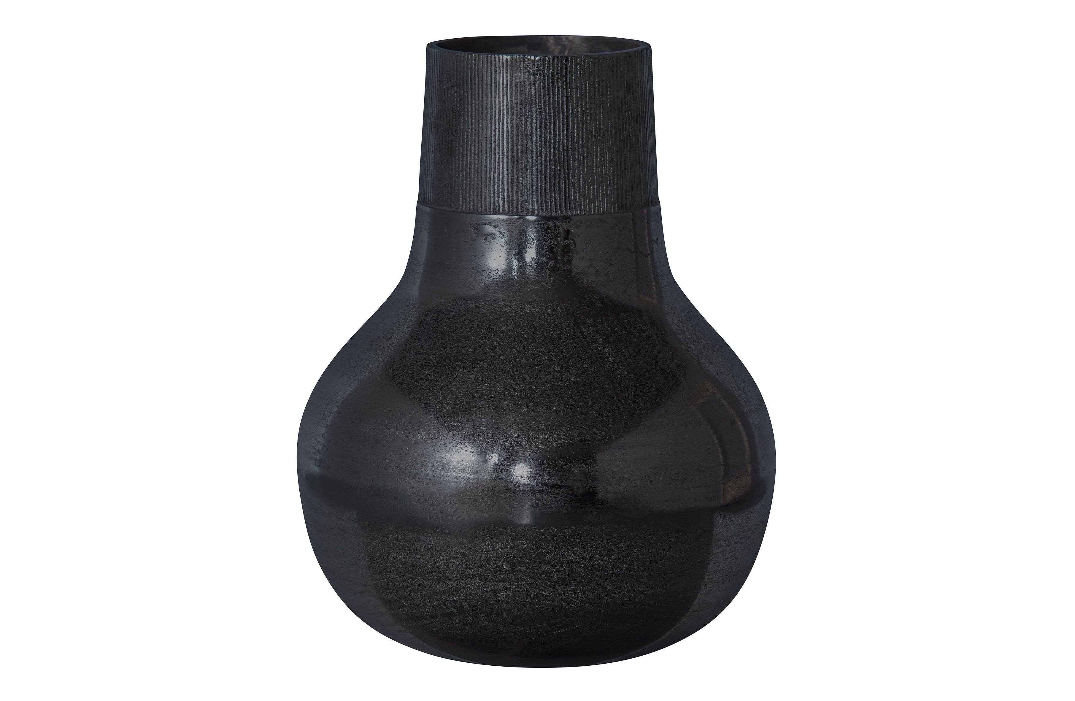 Metal XL Vase Black Metal - PARIS14A.RO