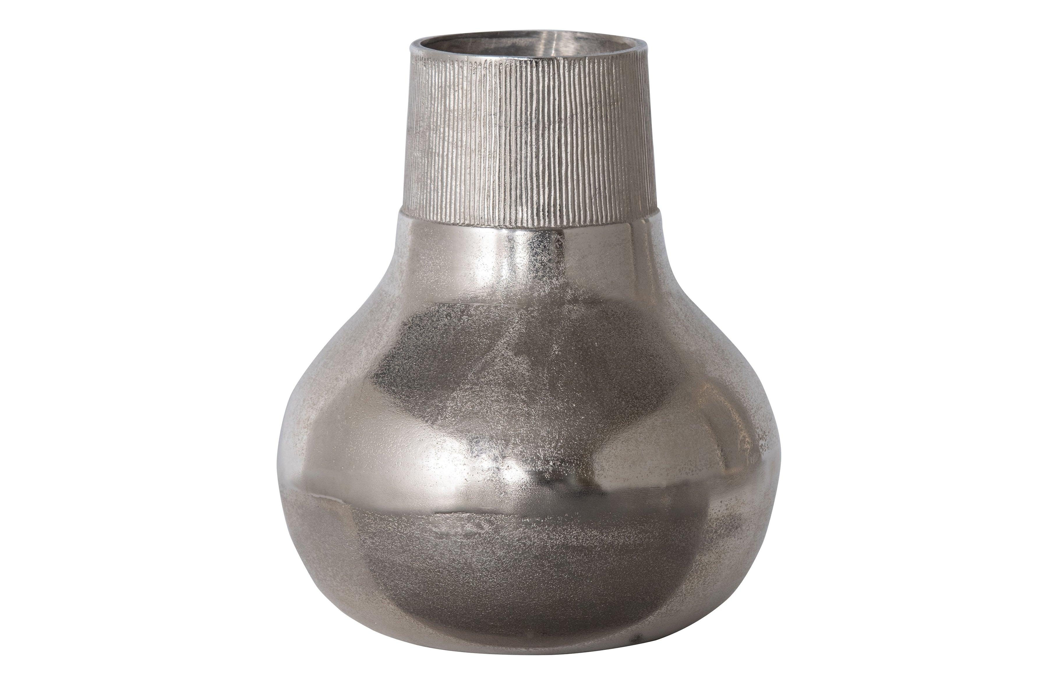 Metal L Vase Metal Silver - PARIS14A.RO