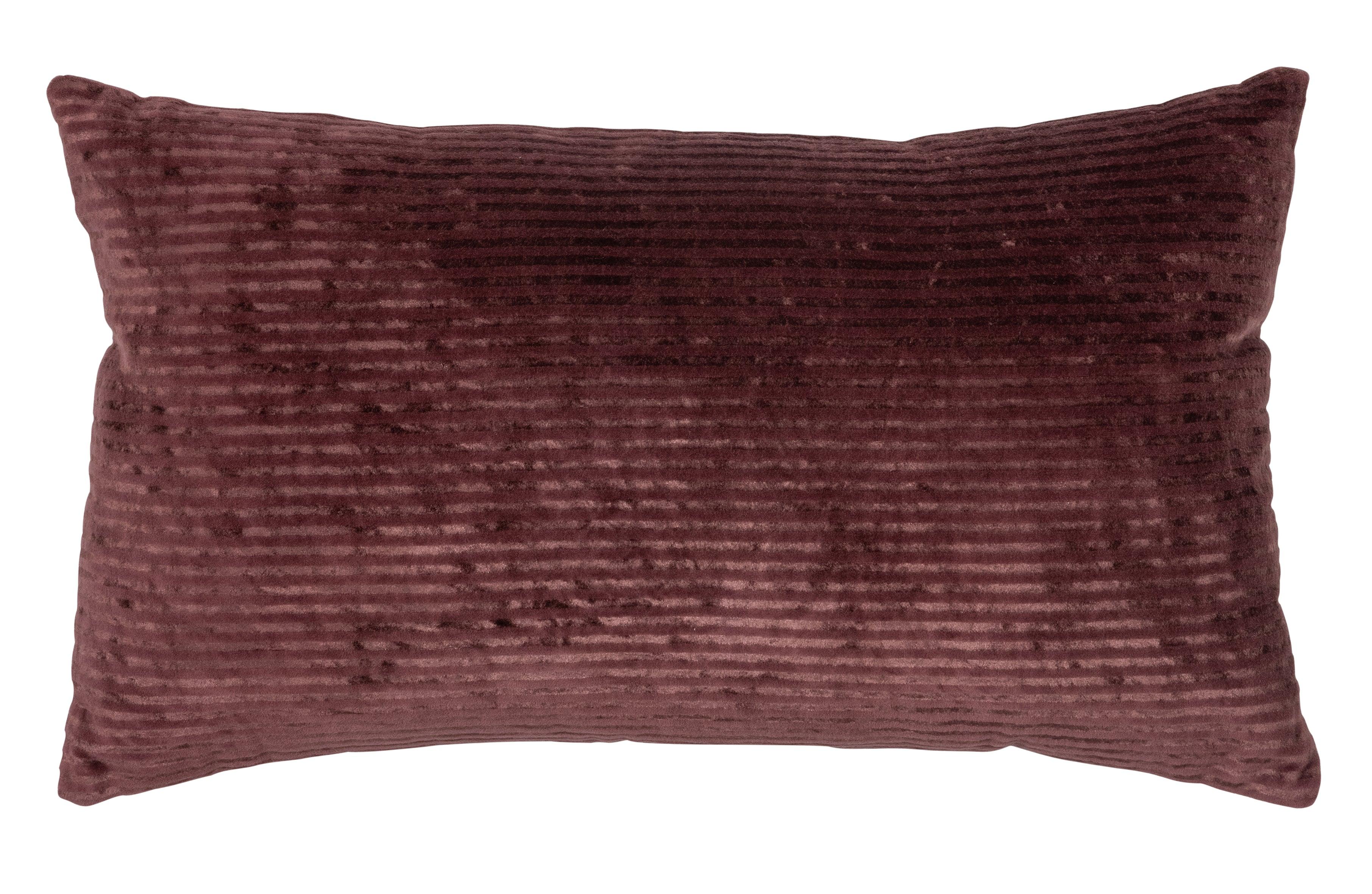 Suflet Cushion Stripe Wine 30x50cm - PARIS14A.RO