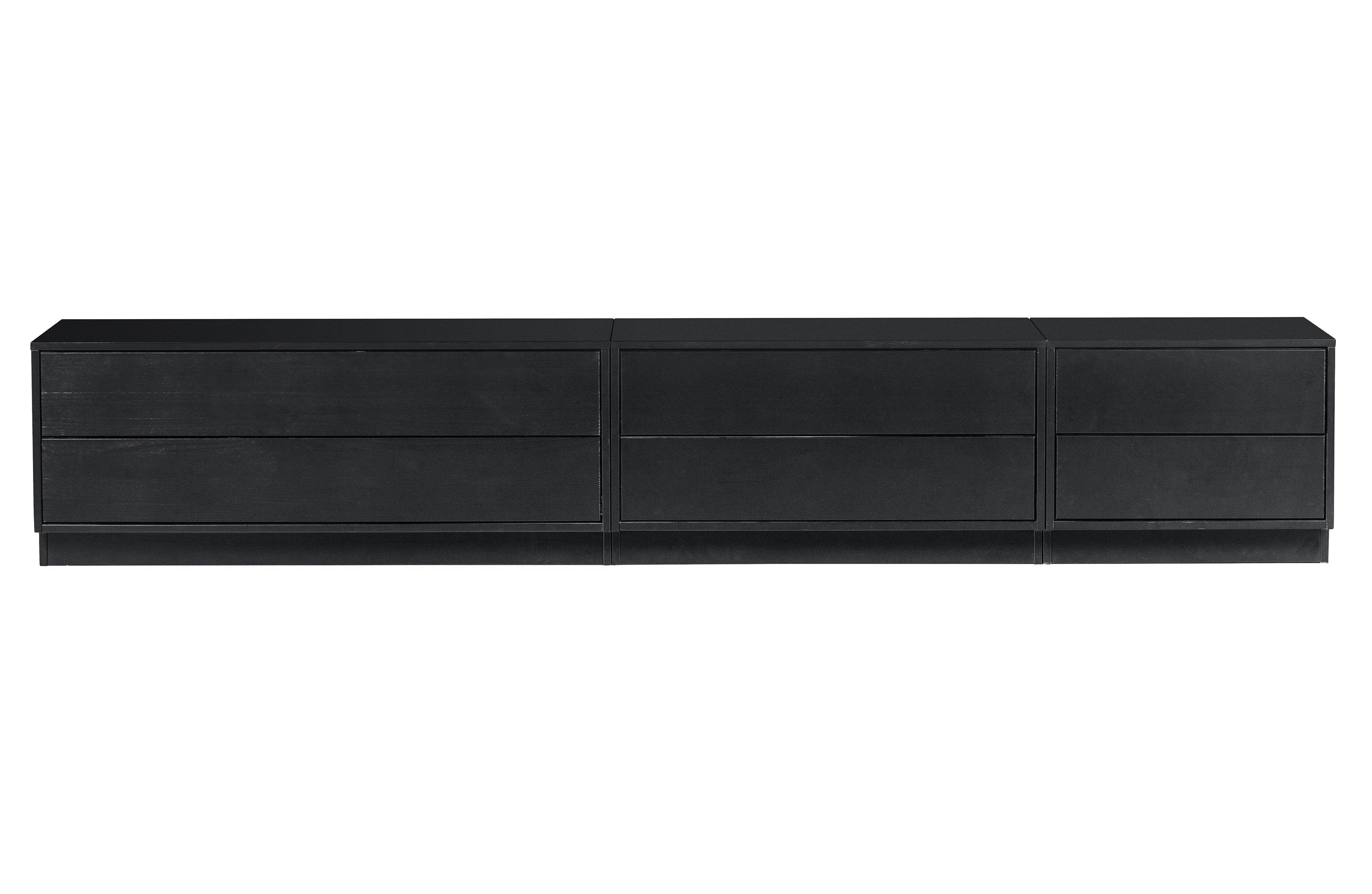 Cabinet TV Finca 75cm Pine Deep Black [FSC] - PARIS14A.RO