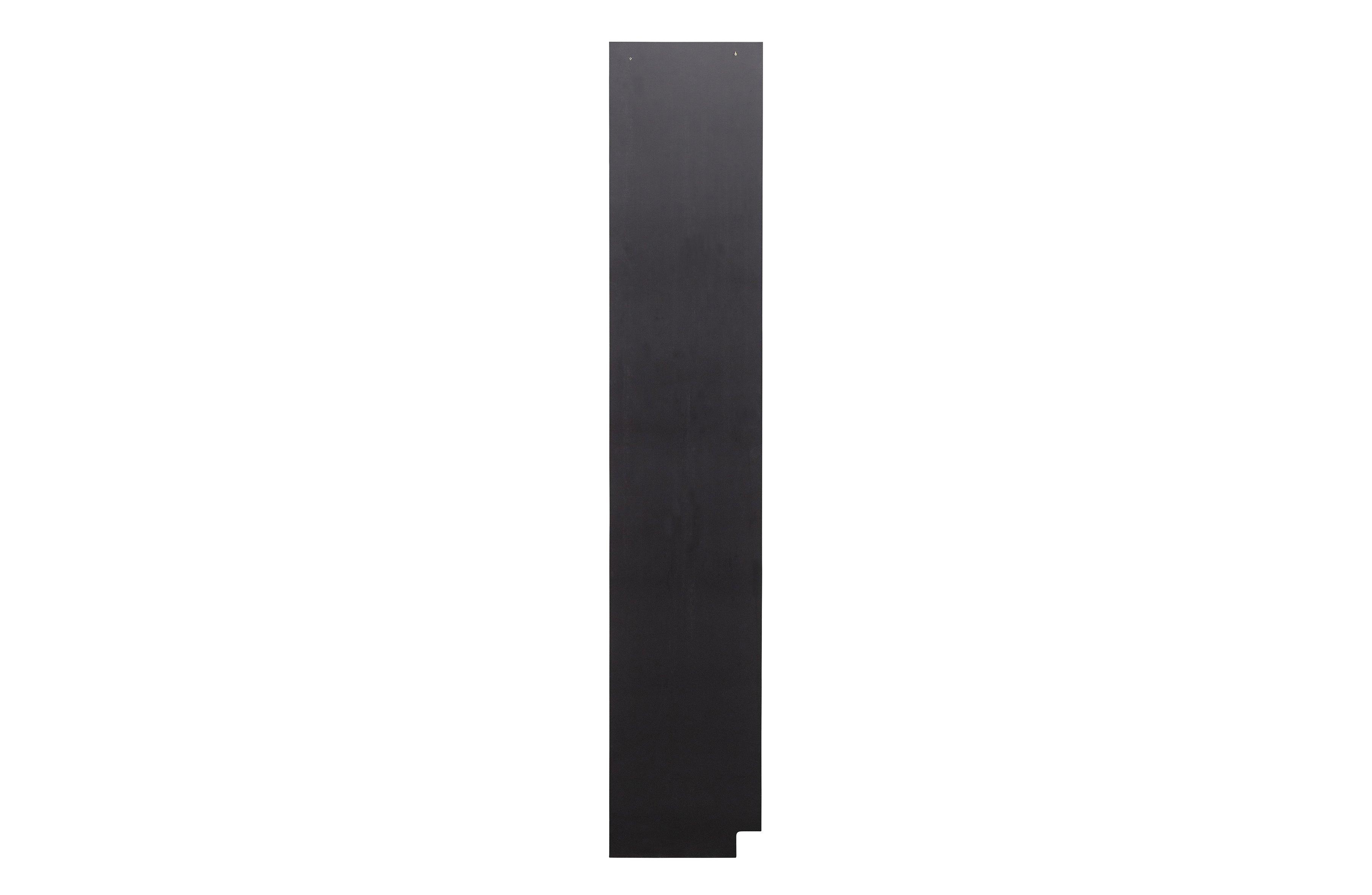 Cabinet de depozitare Finca rotund in dreapta 78cm pin negru profund [FSC] - PARIS14A.RO
