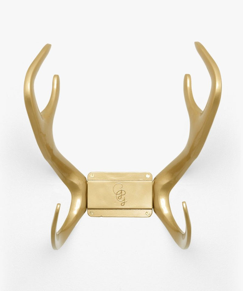 Gold-wallmount-reindeer