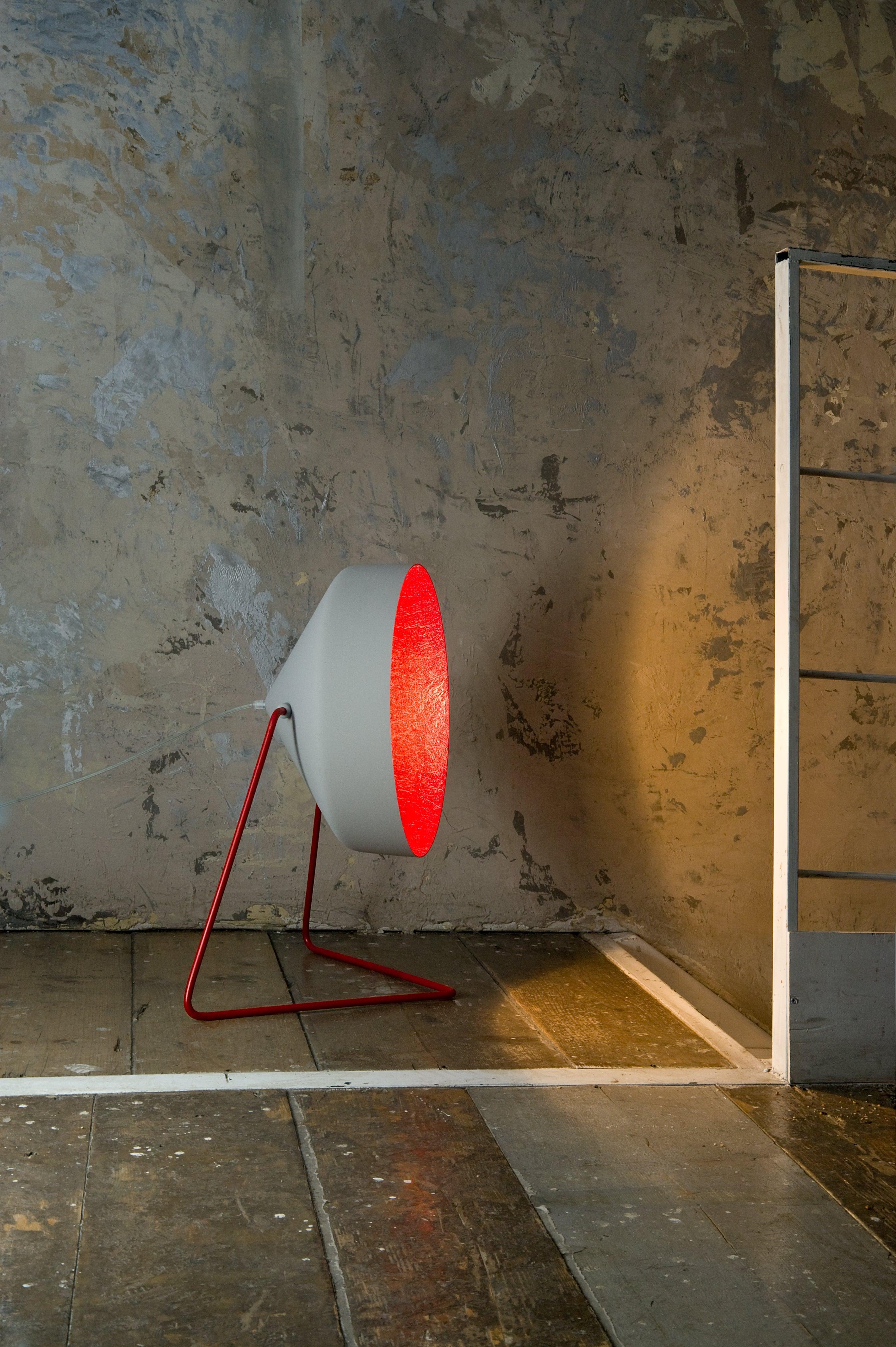 Lampadar cu abajur gri Cyrcus F cemento by In-Es.Artdesign