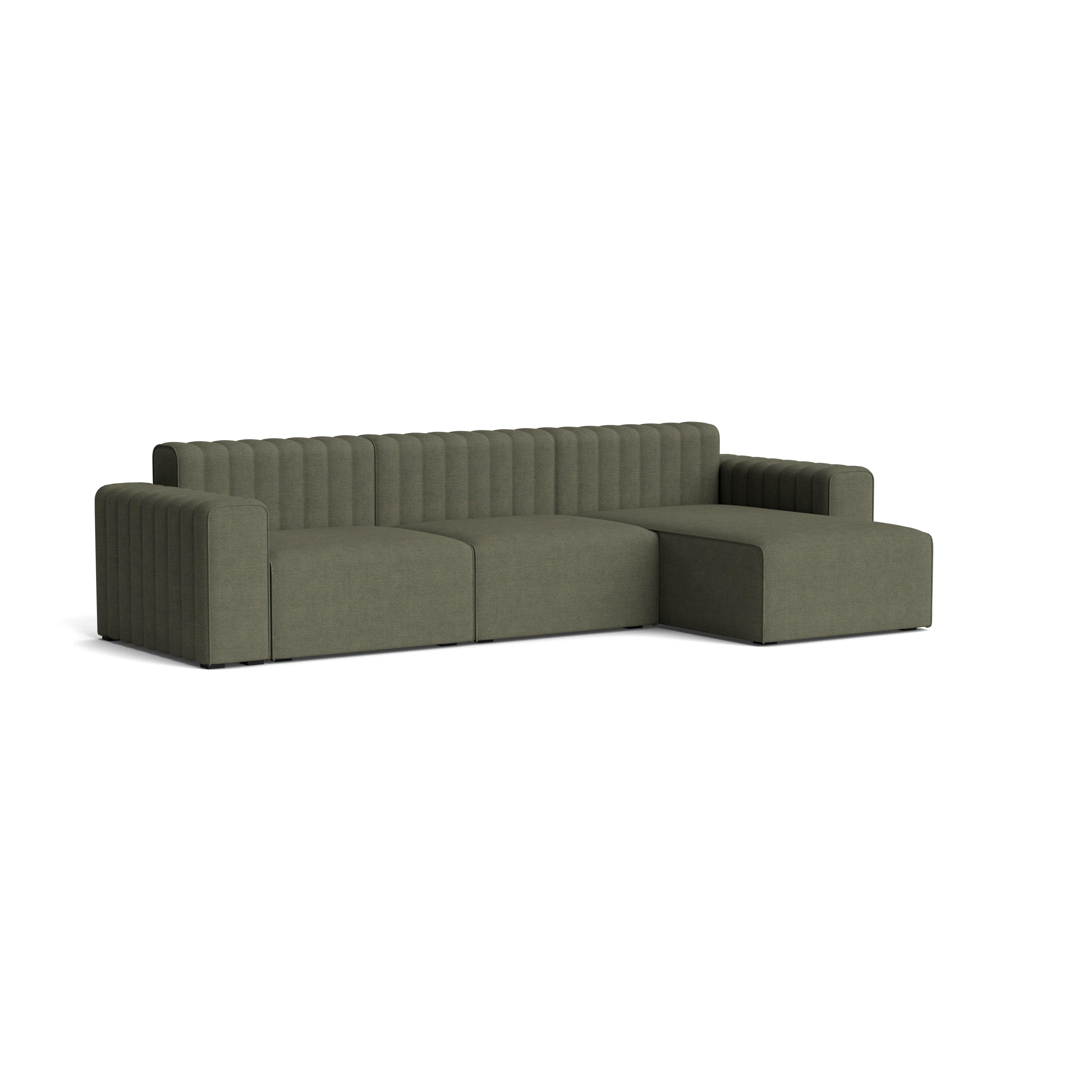 RIFF Sofa, Three Seater with Chaise Lounge Left (Chaise Longue Left, Center, Right Arm) - Fiord - 961 - PARIS14A.RO