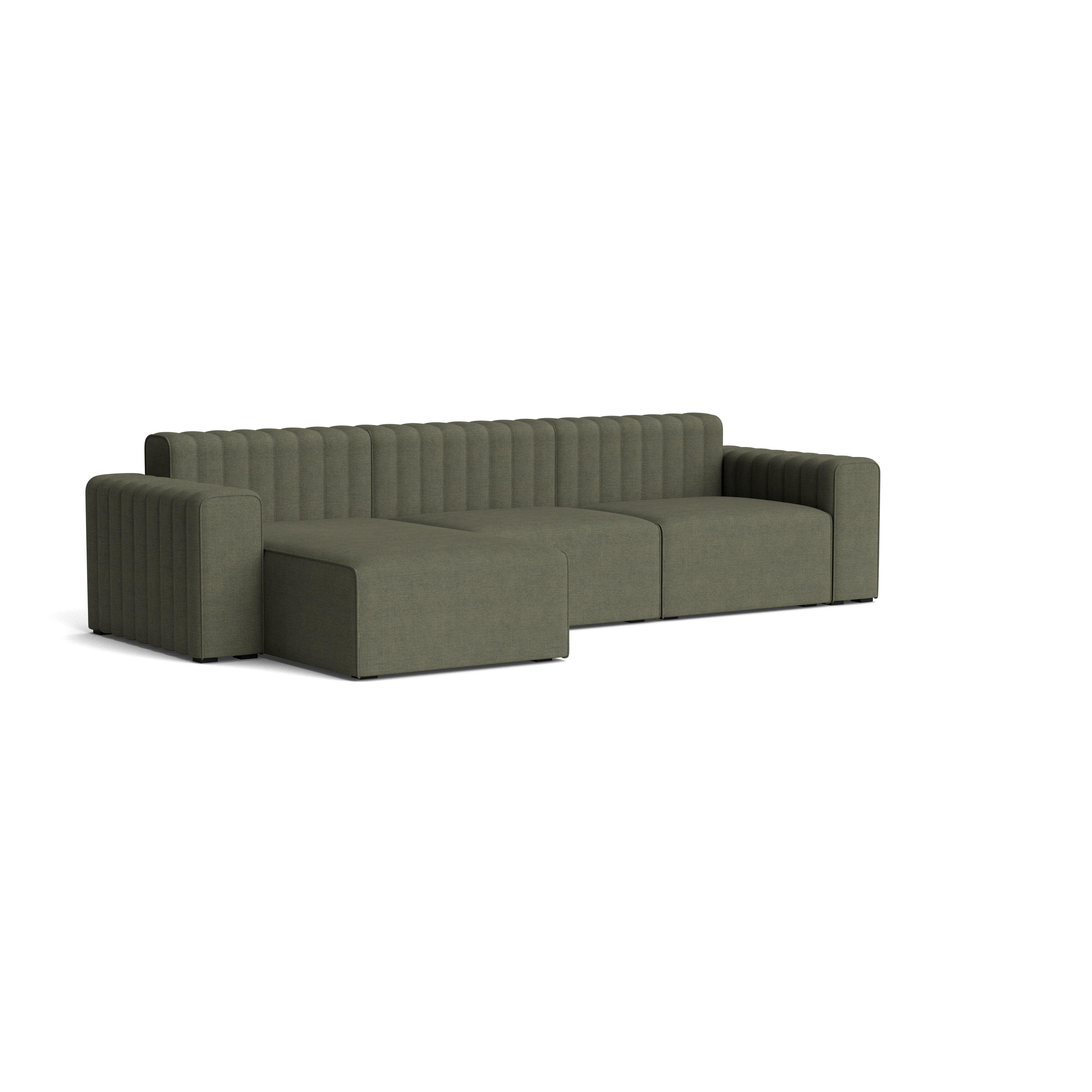 RIFF Sofa, Three Seater with Chaise Lounge Right (Left Arm, Center, Chaise Longue Right) - Fiord - 961 - PARIS14A.RO