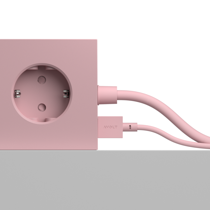 Cablu de încărcare Cable 1 USB-A to Apple lightning, Culoare Old Pink - Avolt