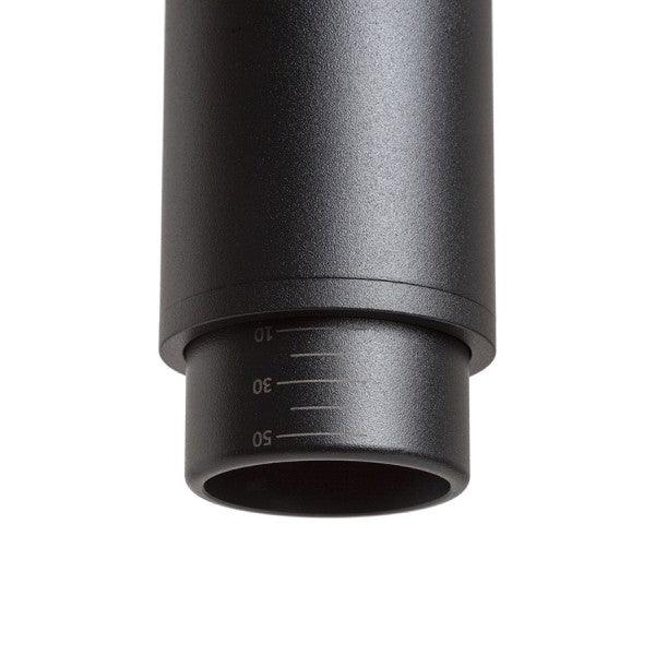 Pandantiv cilindric OPTIMUS suspendat negru 230V LED GU10 9W 10 50° - PARIS14A.RO