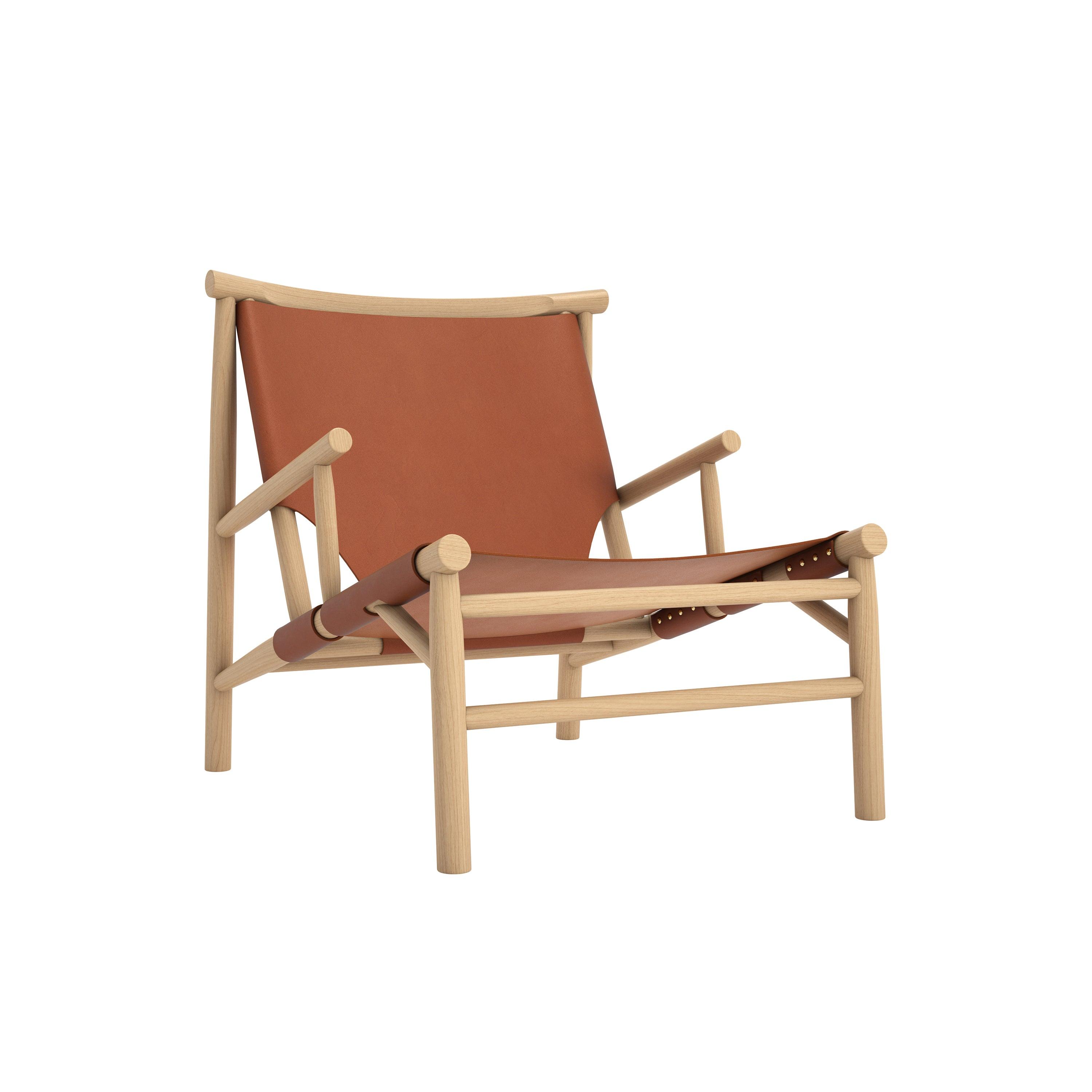 Samurai Chair - Harness Leather - Brandy 97147 - PARIS14A.RO