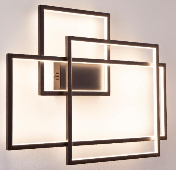 Aplica LED GEOMETRIC Negru - NOU MAXLIGHT W0233D - PARIS14A.RO