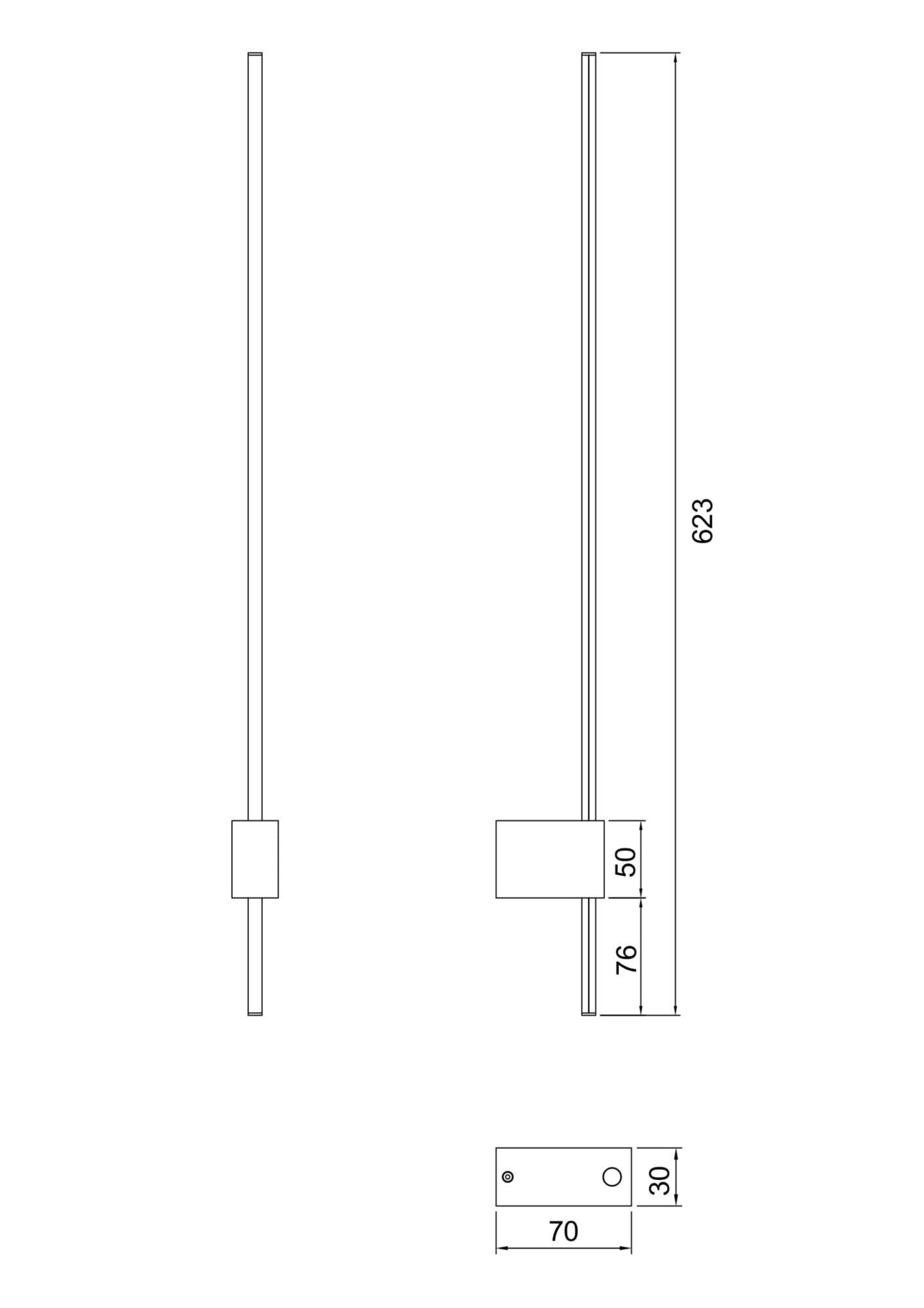 Aplica Pars Maytoni Technical C070WL-L6GB3K - PARIS14A.RO