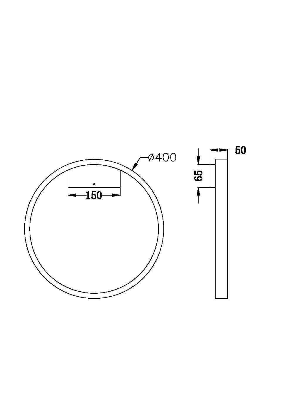 Aplica Rim Maytoni Modern MOD058WL-L25B3K - PARIS14A.RO