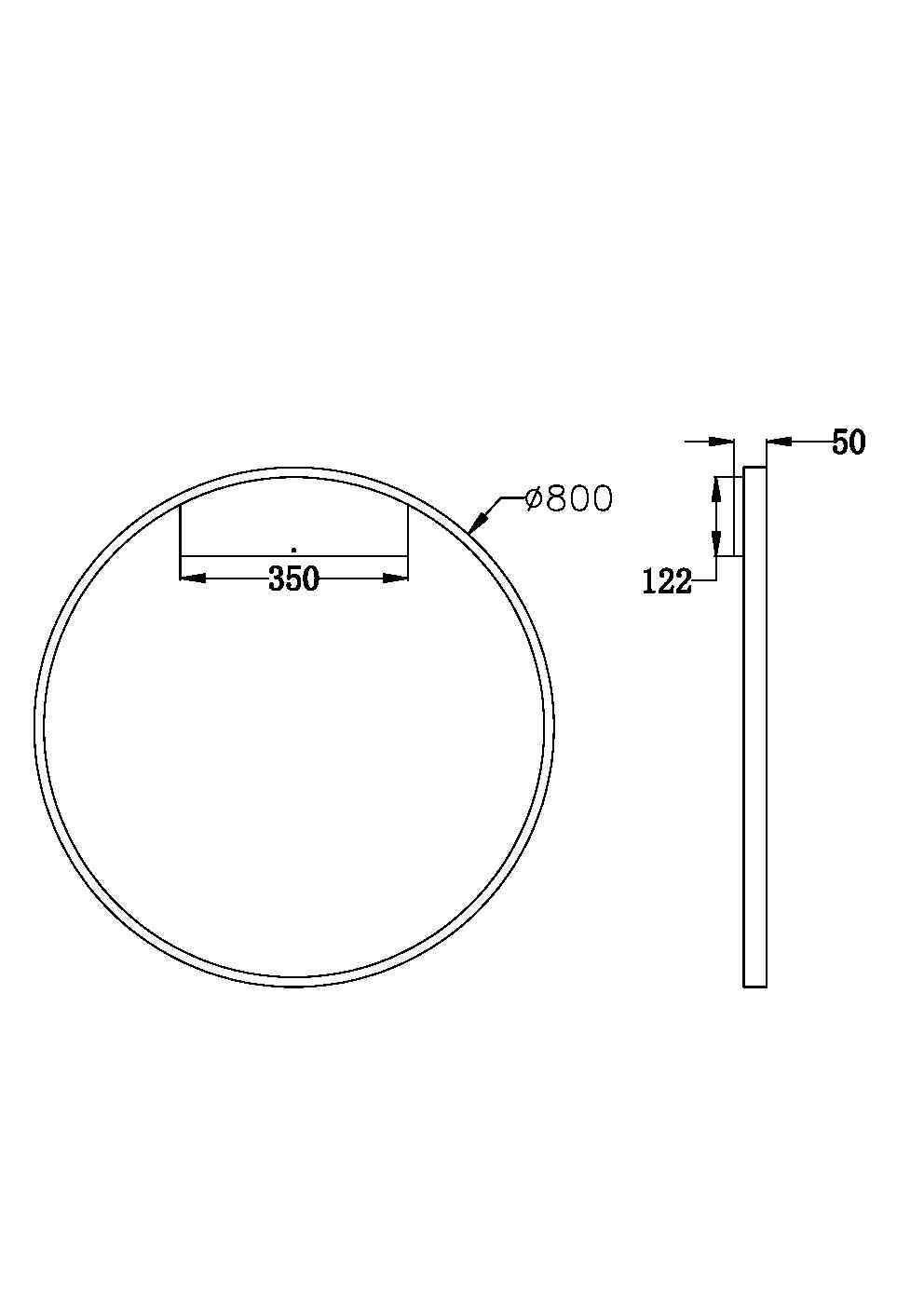 Aplica Rim Maytoni Modern MOD058WL-L50B3K - PARIS14A.RO