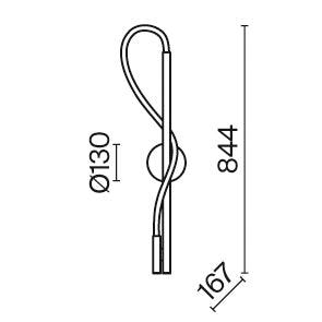 Aplica Tau Maytoni Modern MOD166WL-L12G3K - PARIS14A.RO