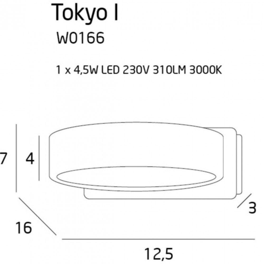 Aplica TOKYO I Alb MAXLIGHT W0166 - PARIS14A.RO